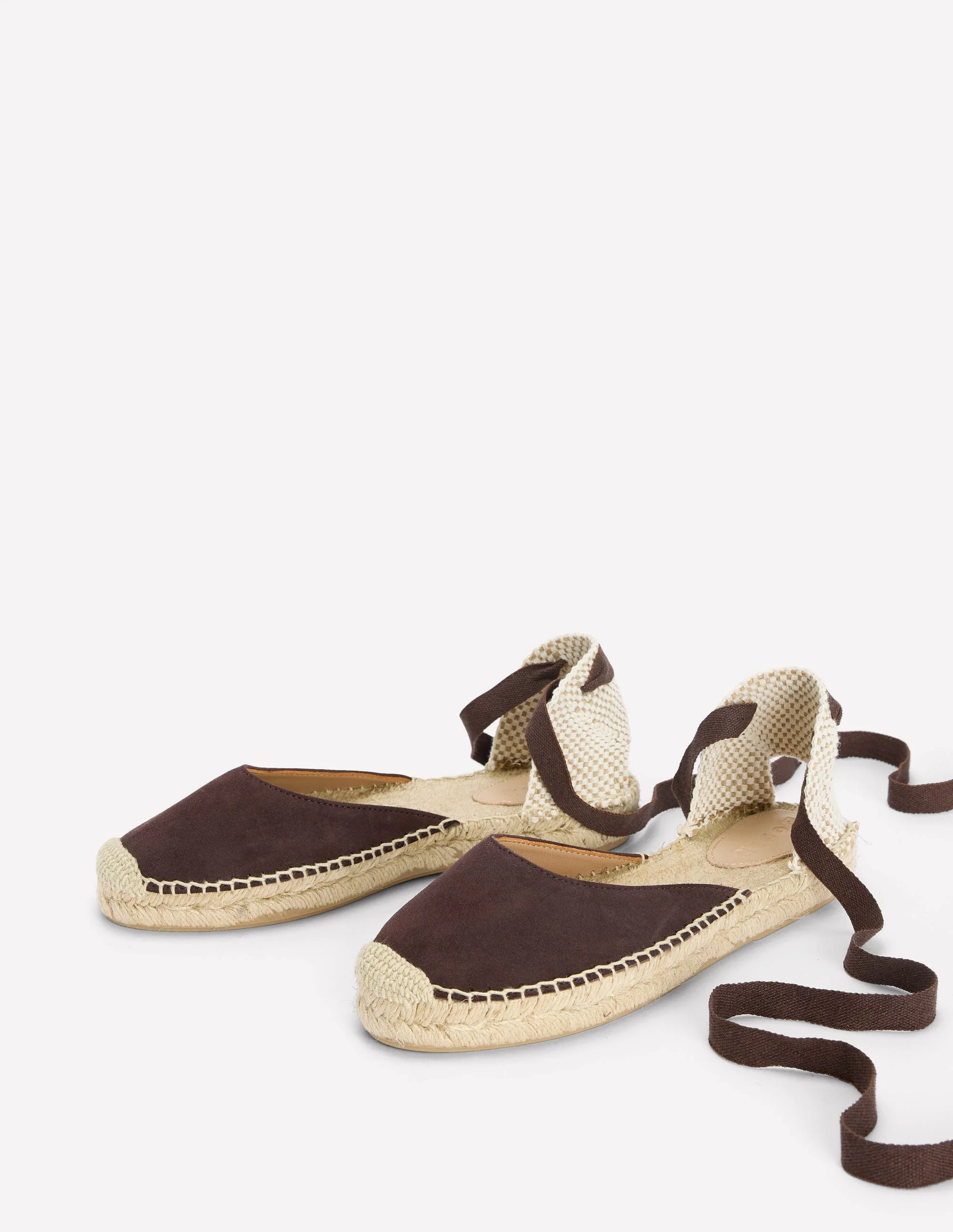 Cassie Flat Espadrilles-Bitter Chocolate - Image 3