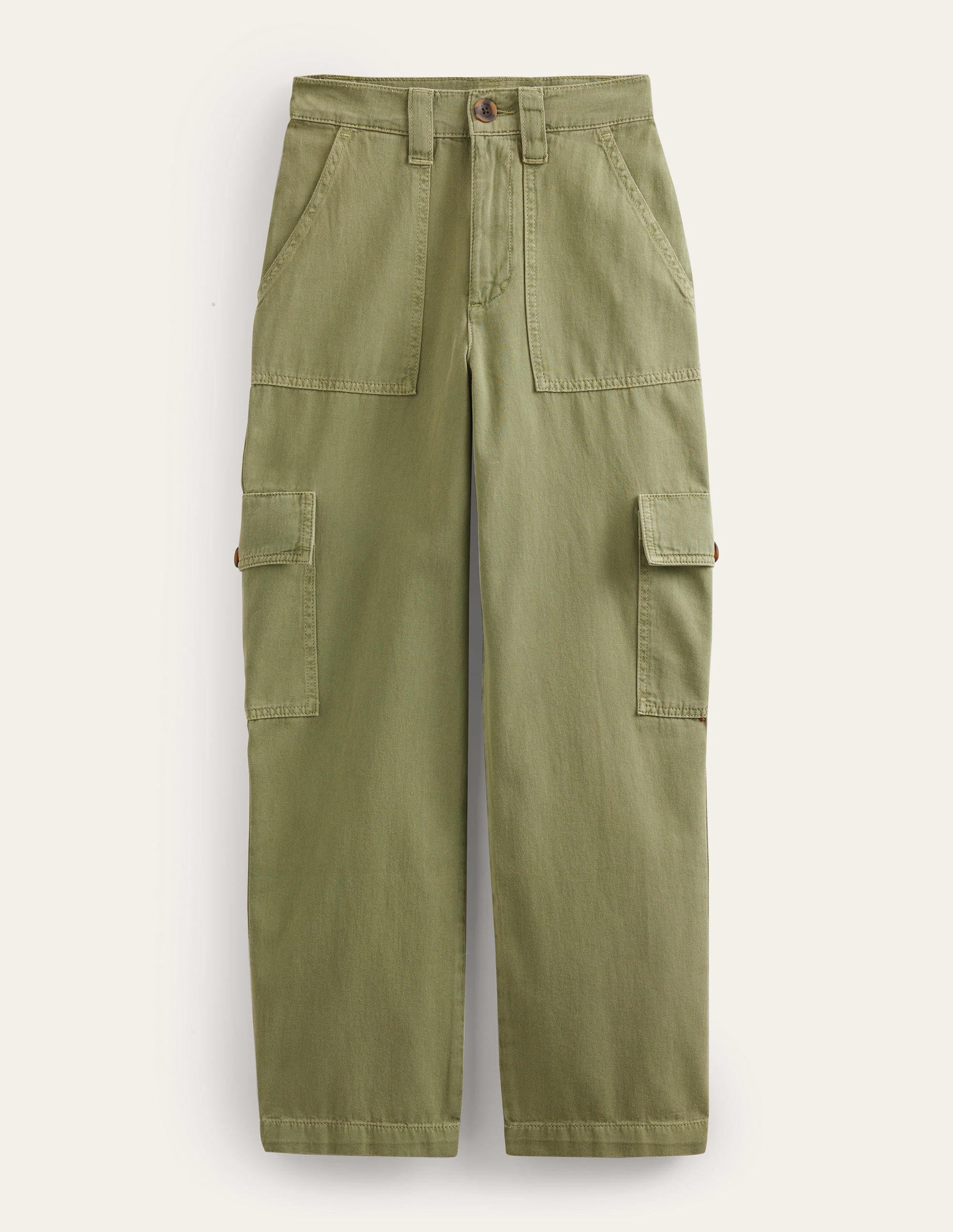 Casual Cargo Pants-Green - Image 8