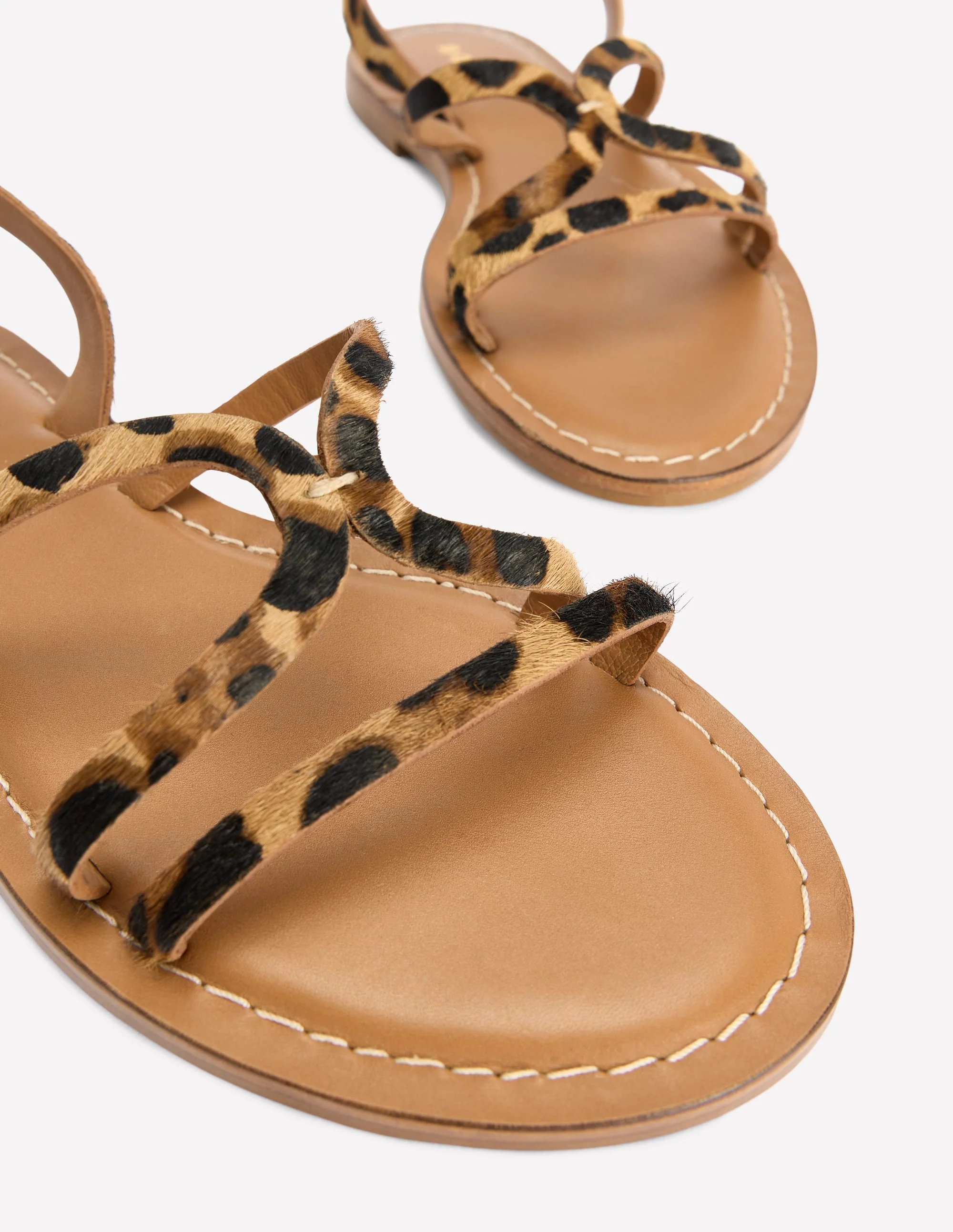 Casual Flat Sandal-Leopard - Image 4