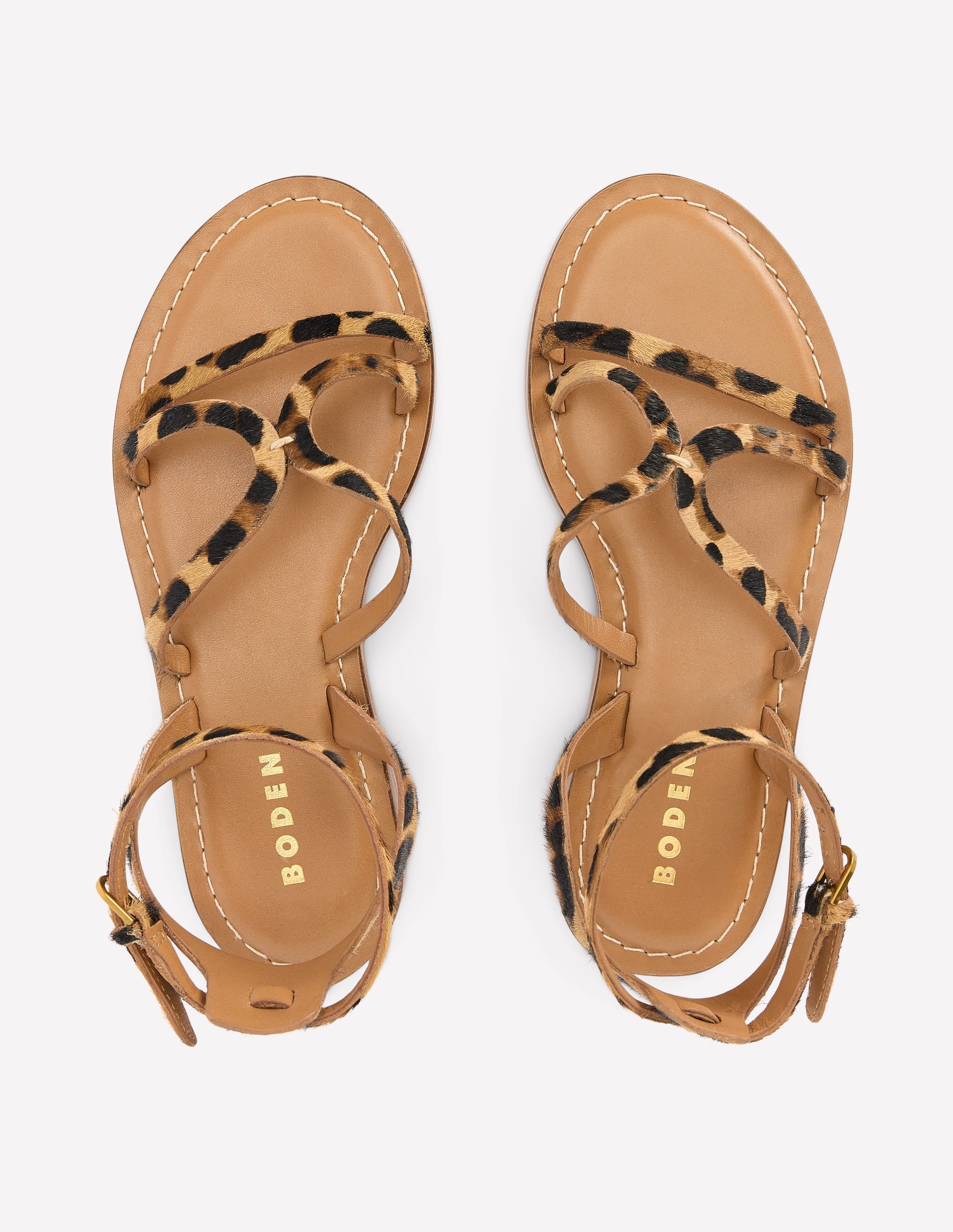 Casual Flat Sandal-Leopard - Image 5