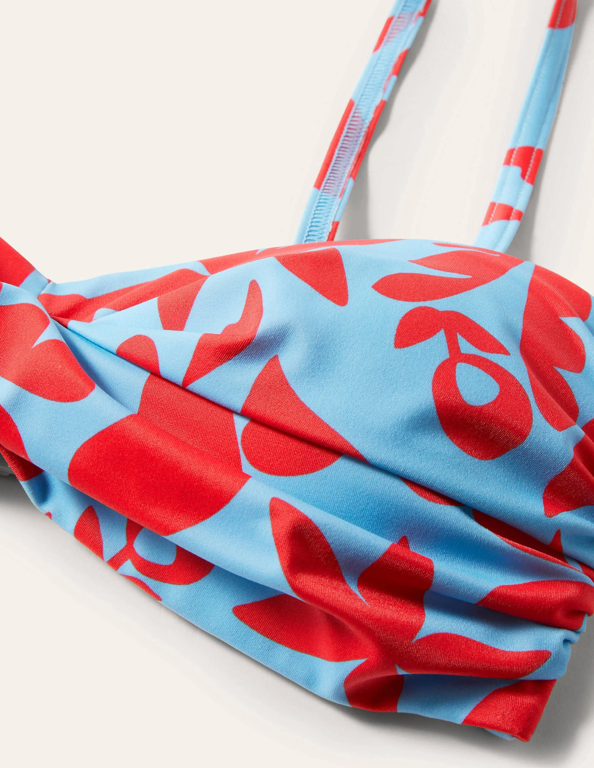 Catania Cup-size Bikini Top-Dusty Blue, Abstract Leaf - Image 5