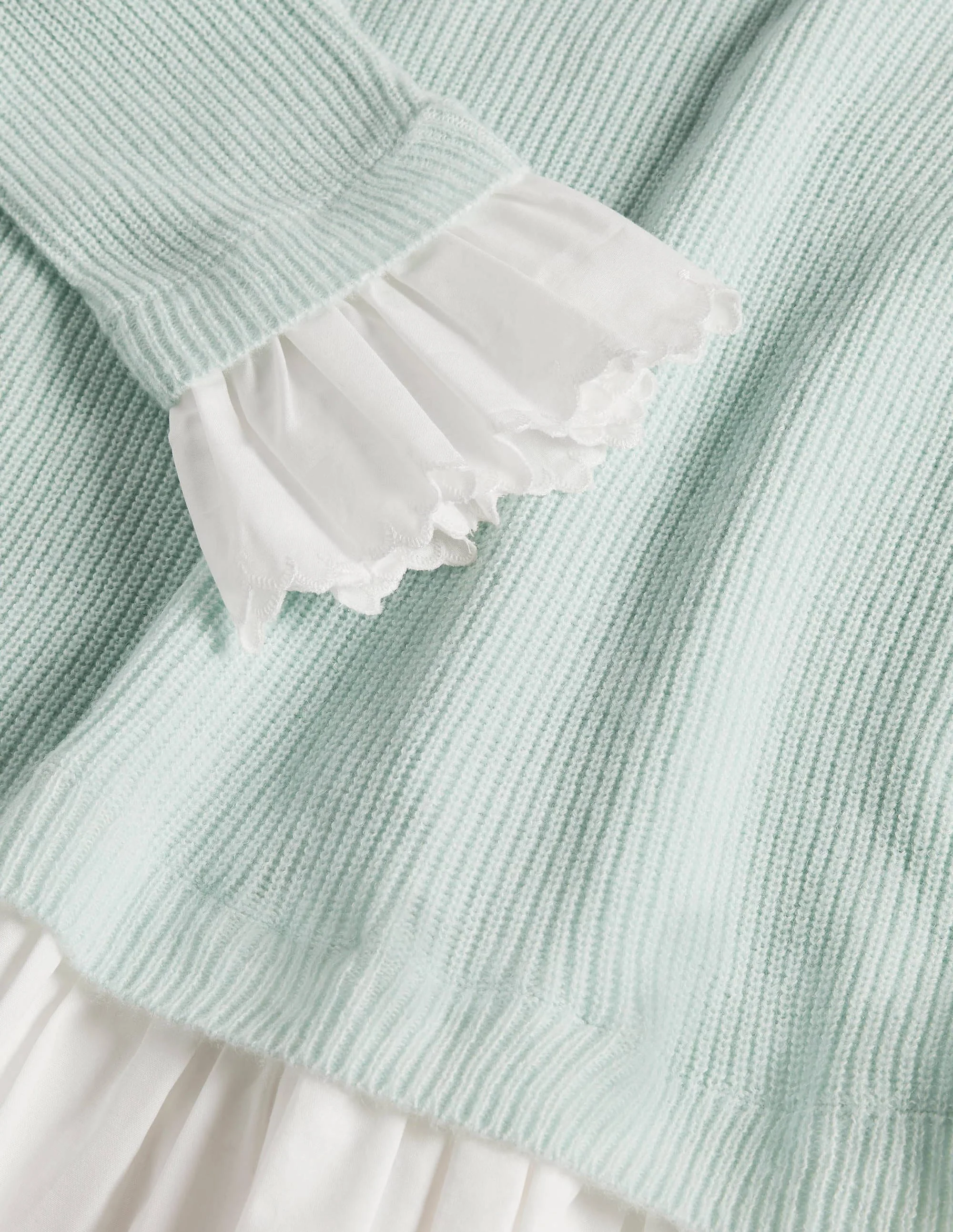 Catherine Woven Fluffy Sweater-Fresh Water - Image 6