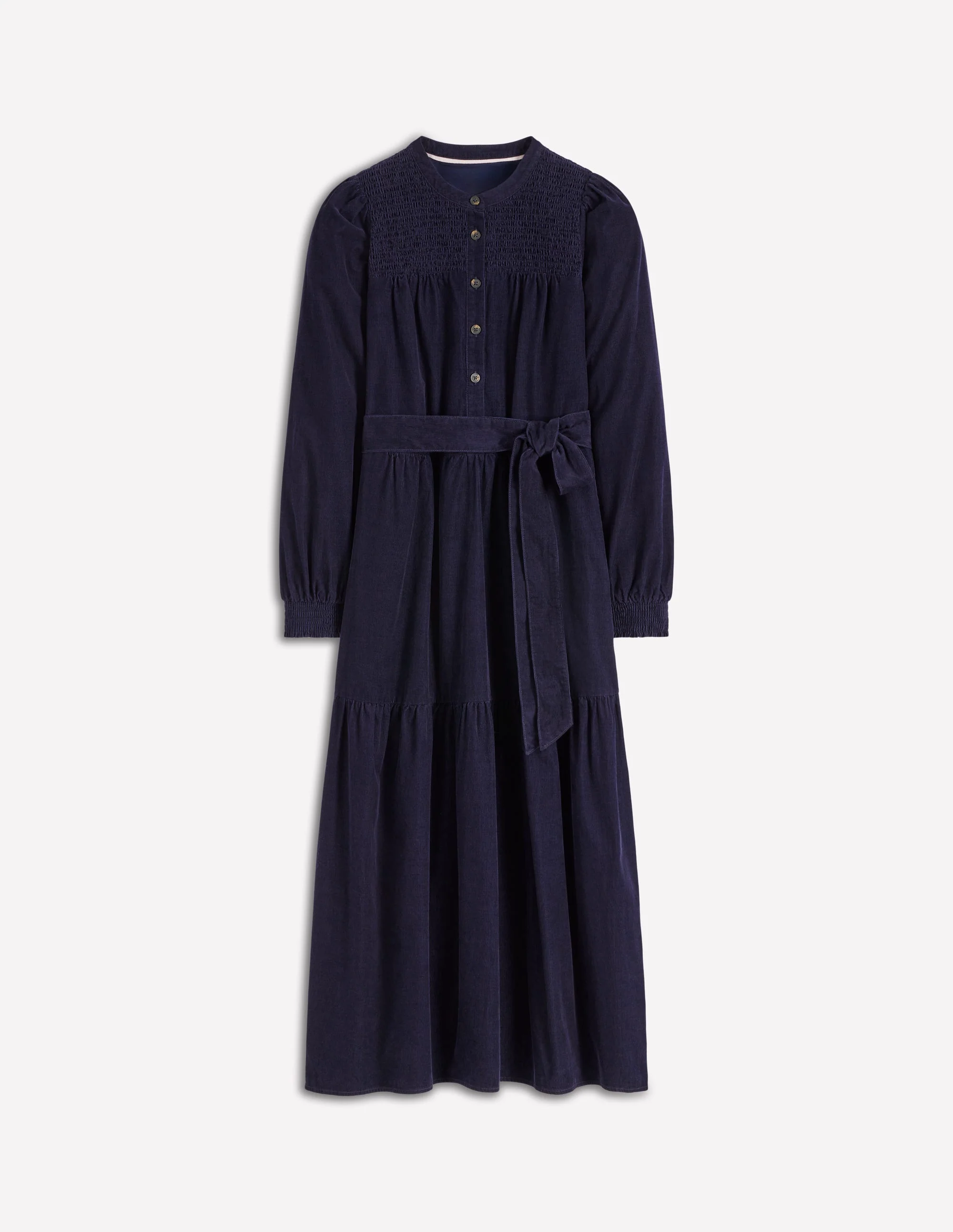 Cecily Cord Midi Dress-Navy - Image 6