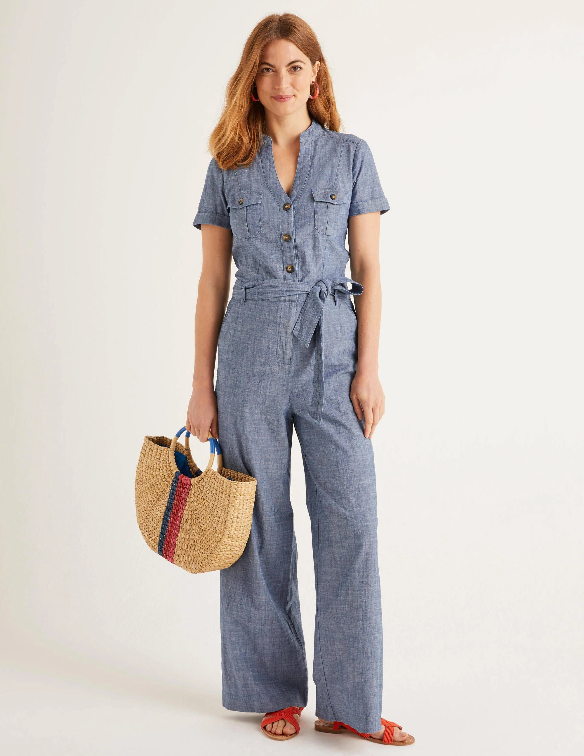 Cecily Jumpsuit-Chambray - Image 2