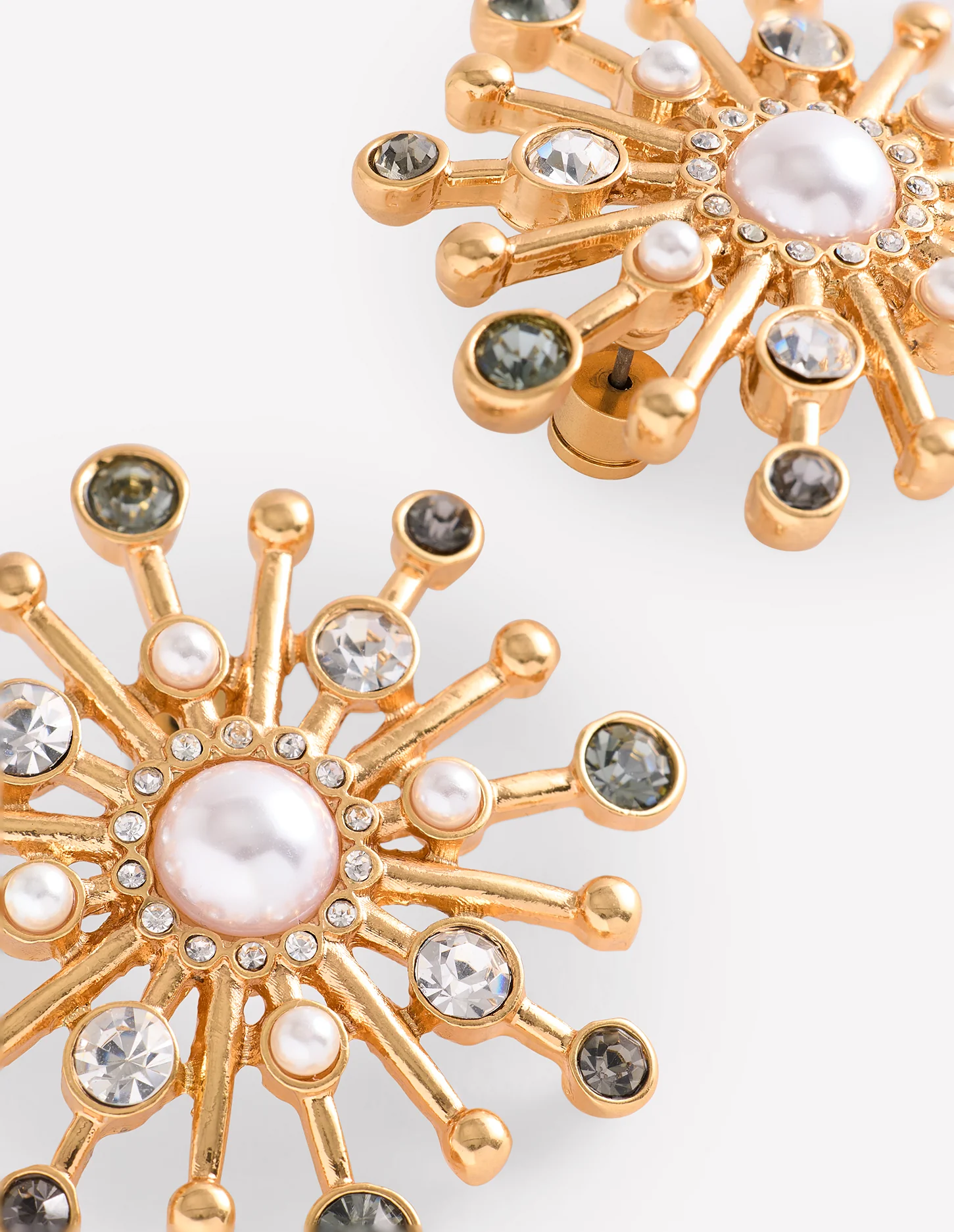 Celestial Mega Studs Earrings-Gold - Image 4