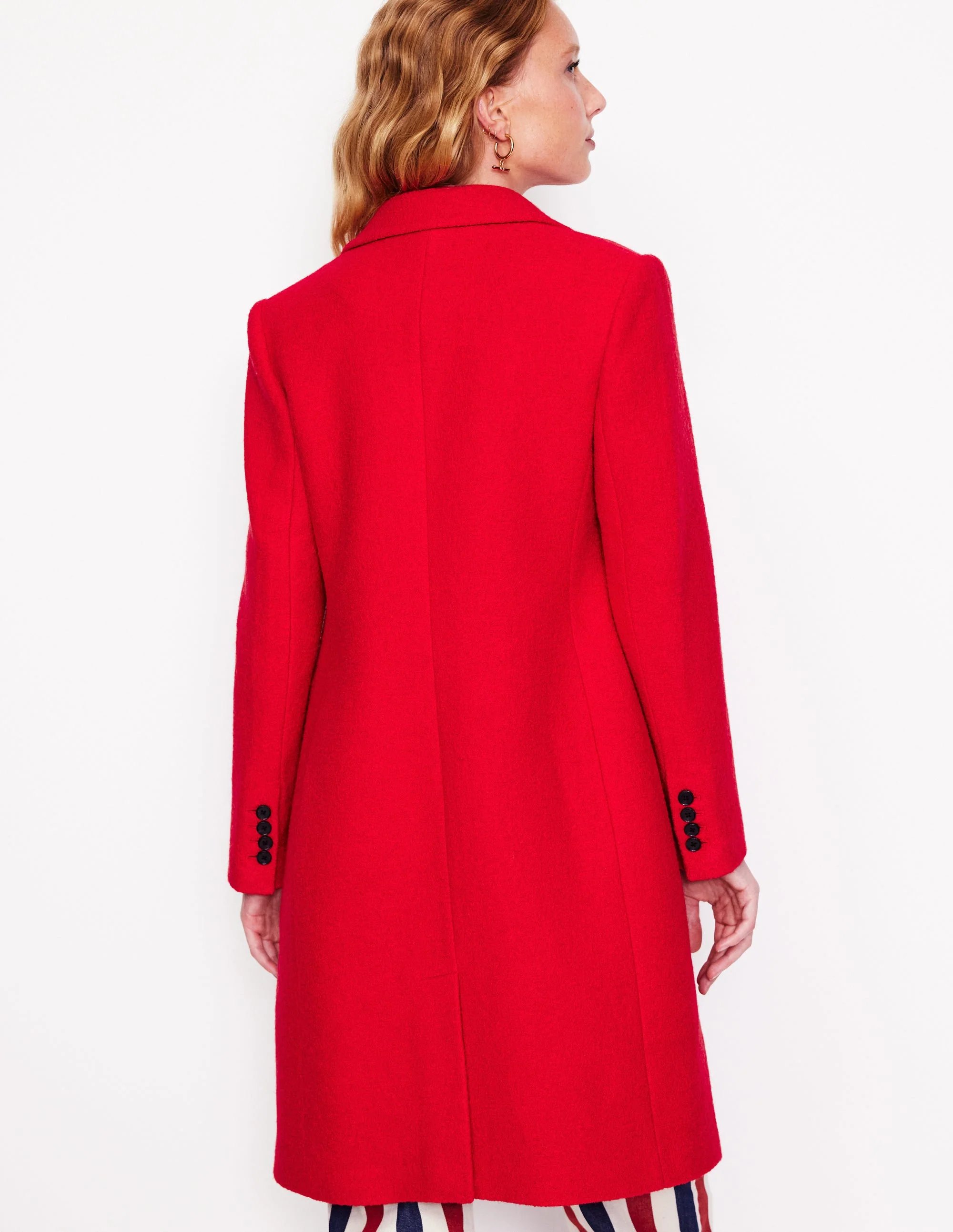 Chichester Textured Coat-High Risk Red - Image 3