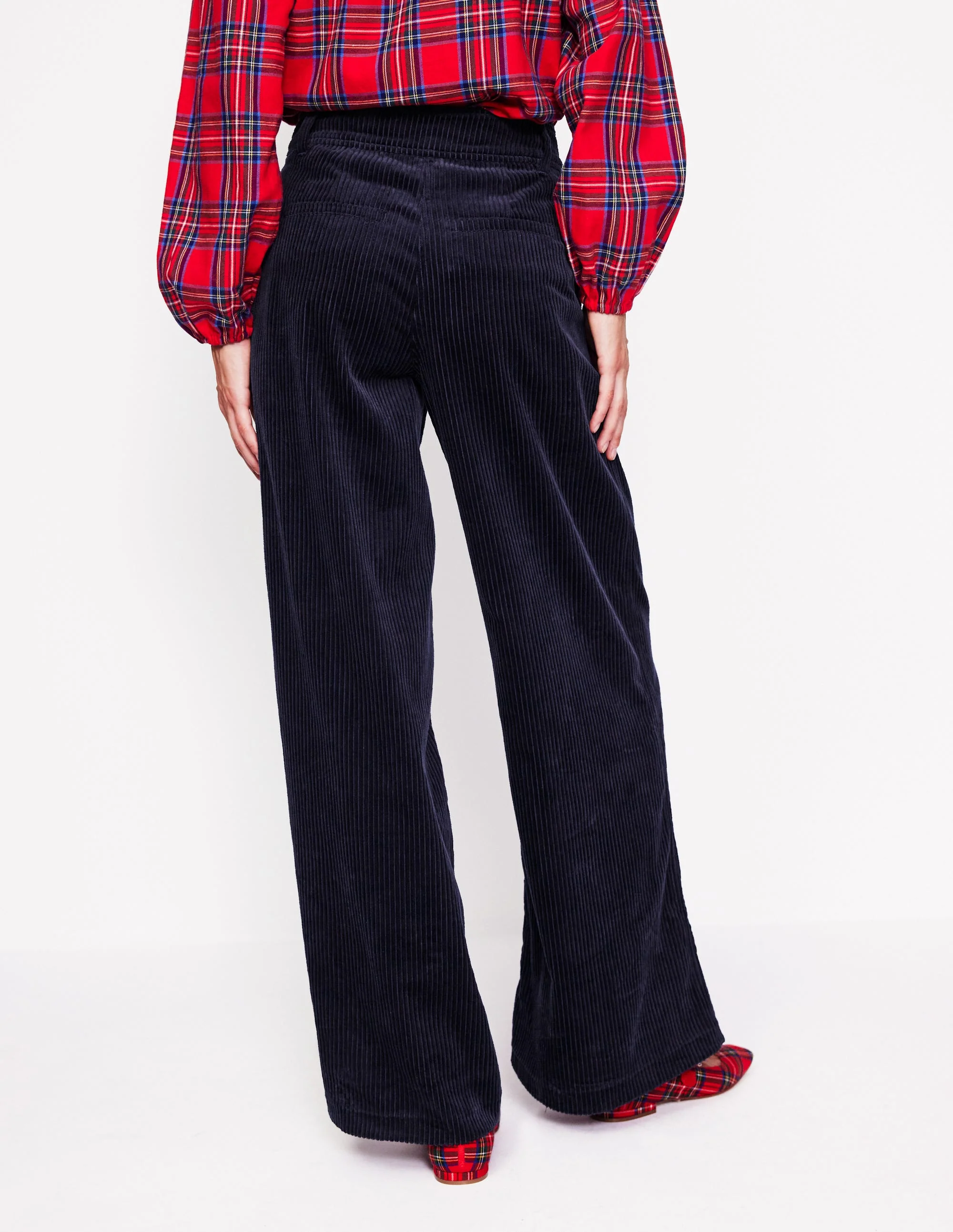 Chiswick Cord Pants-Navy - Image 2