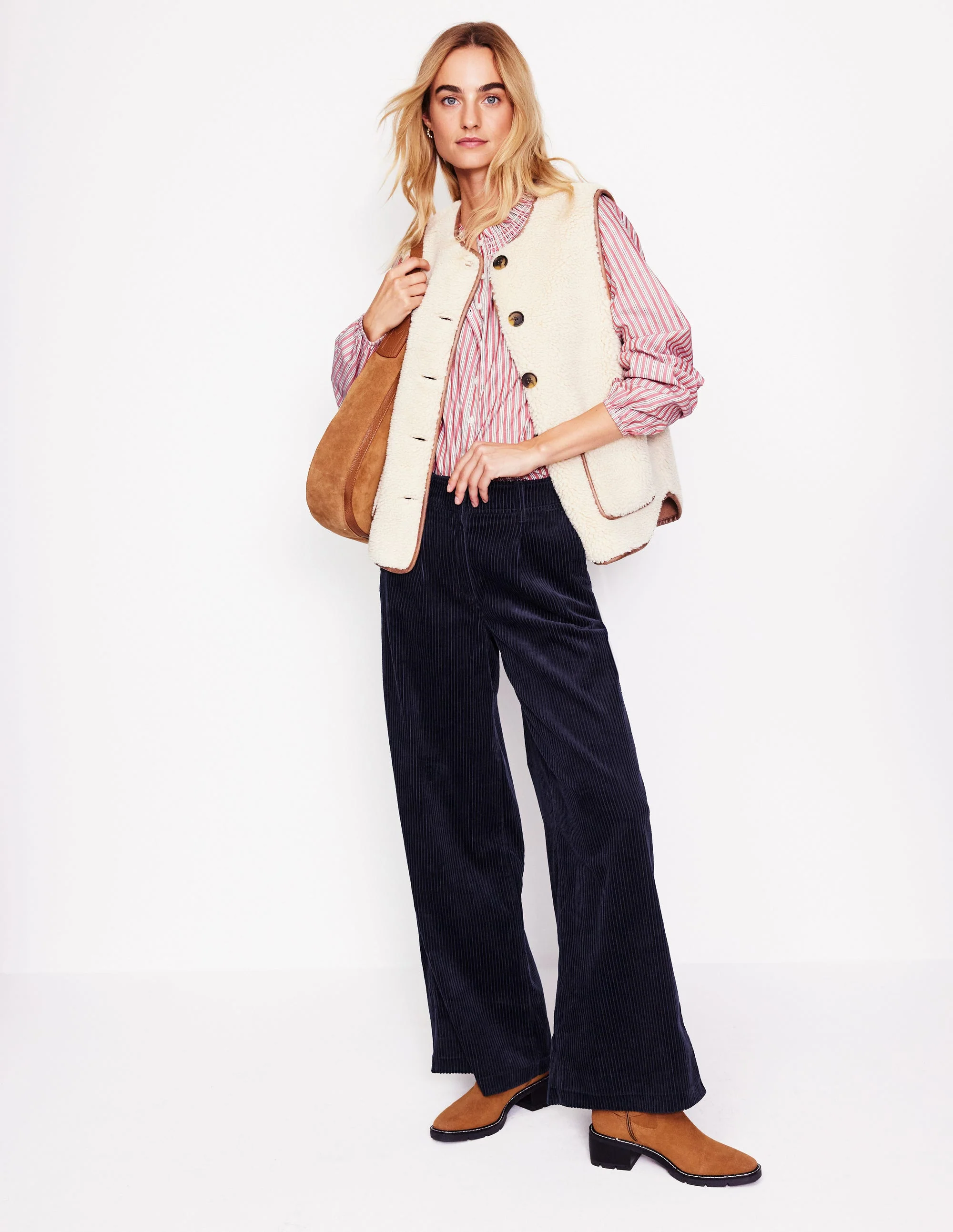 Chiswick Cord Pants-Navy - Image 4