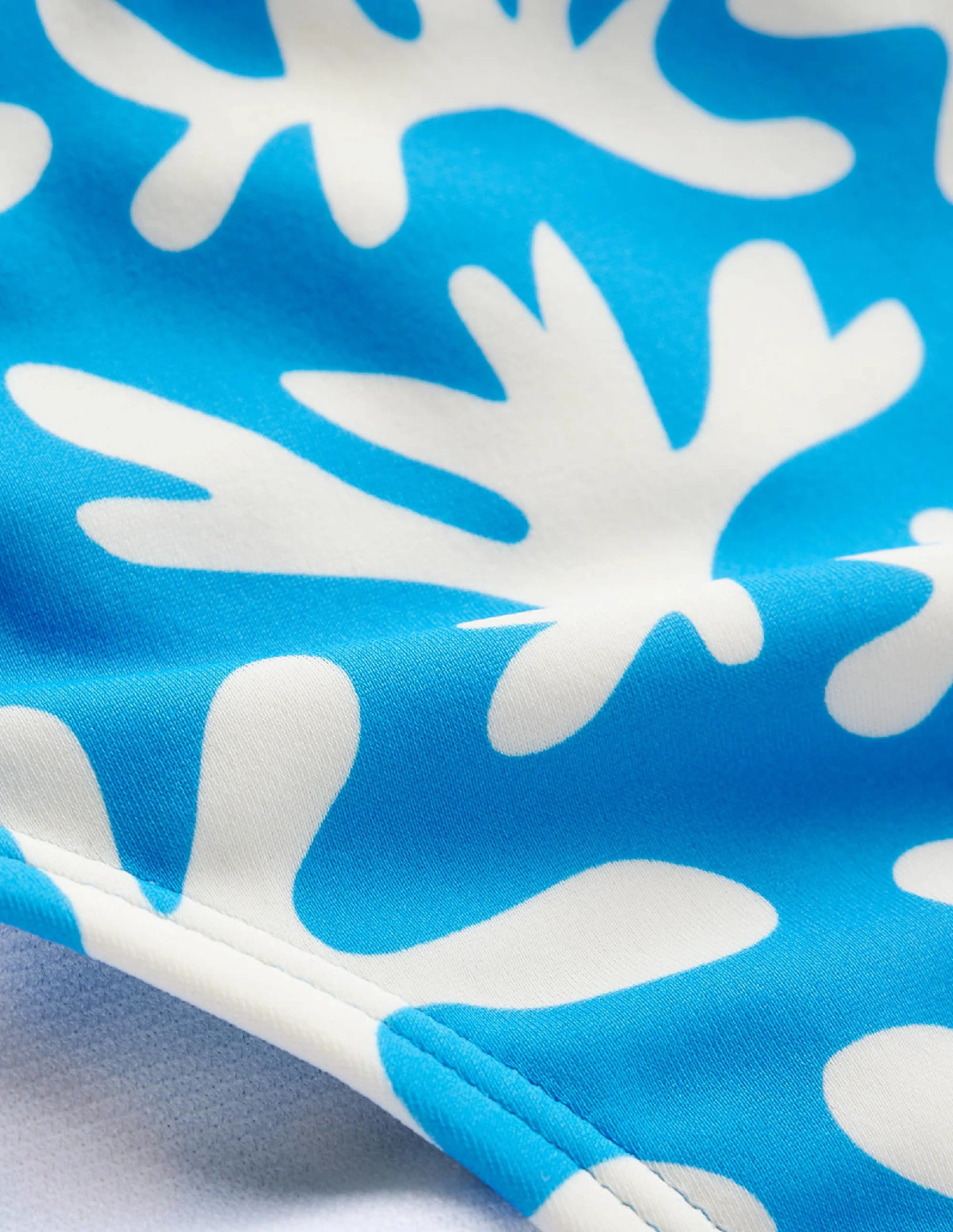 Classic Bikini Bottoms-Blue, Abstract Foliage - Image 6