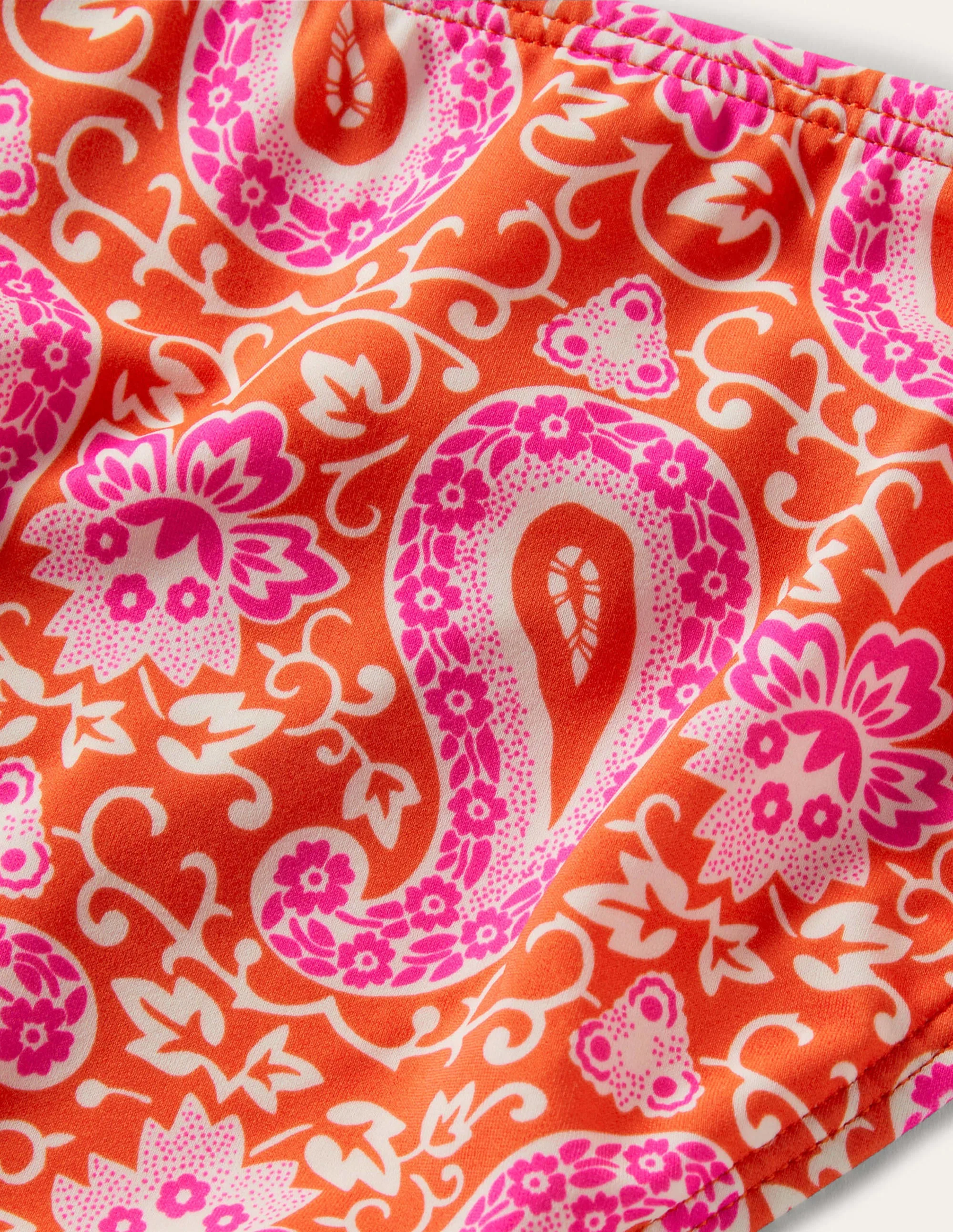 Classic Bikini Bottoms-Bright Papaya, Paisley - Image 6