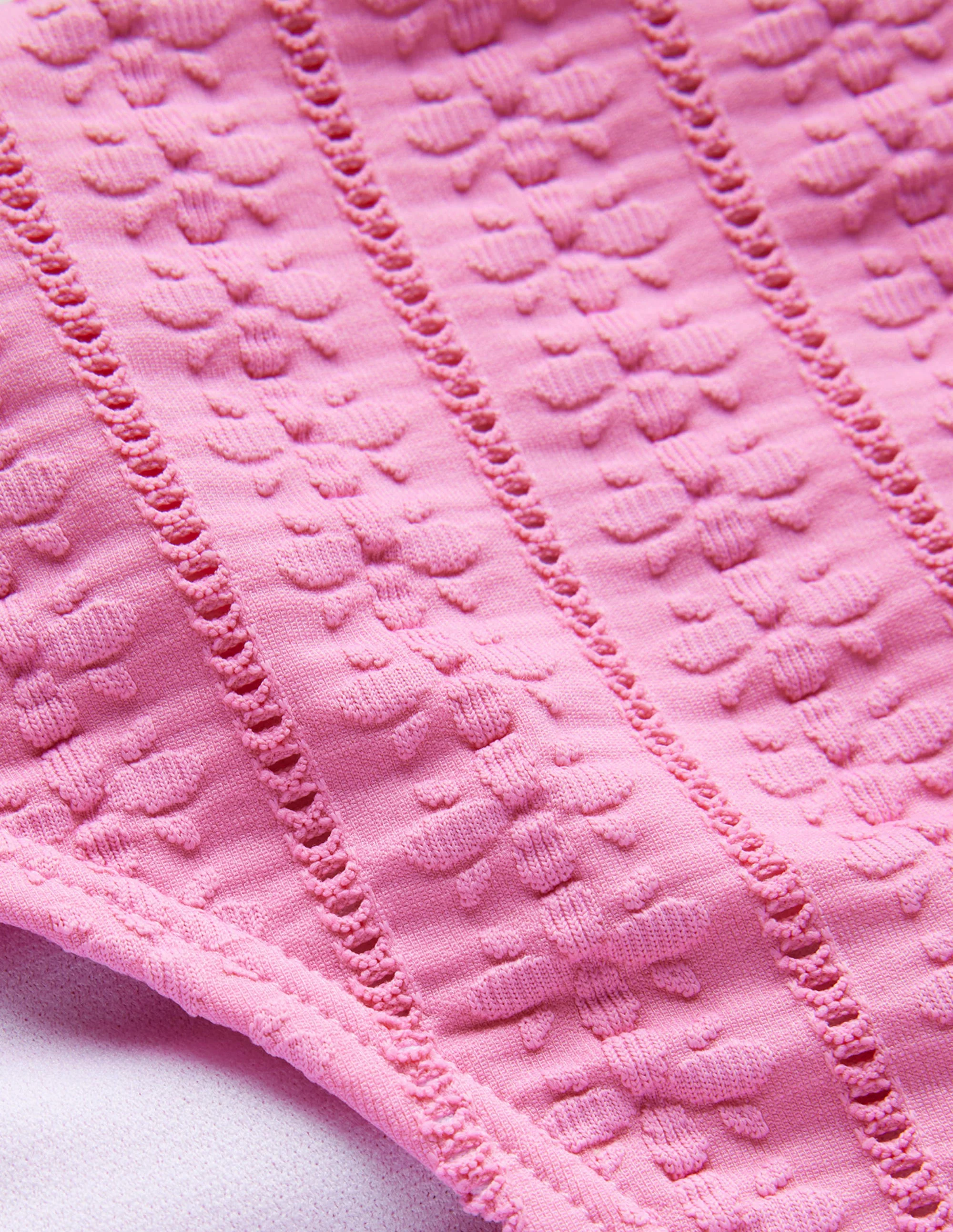 Classic Bikini Bottoms-Candy Floss Pink Texture - Image 6