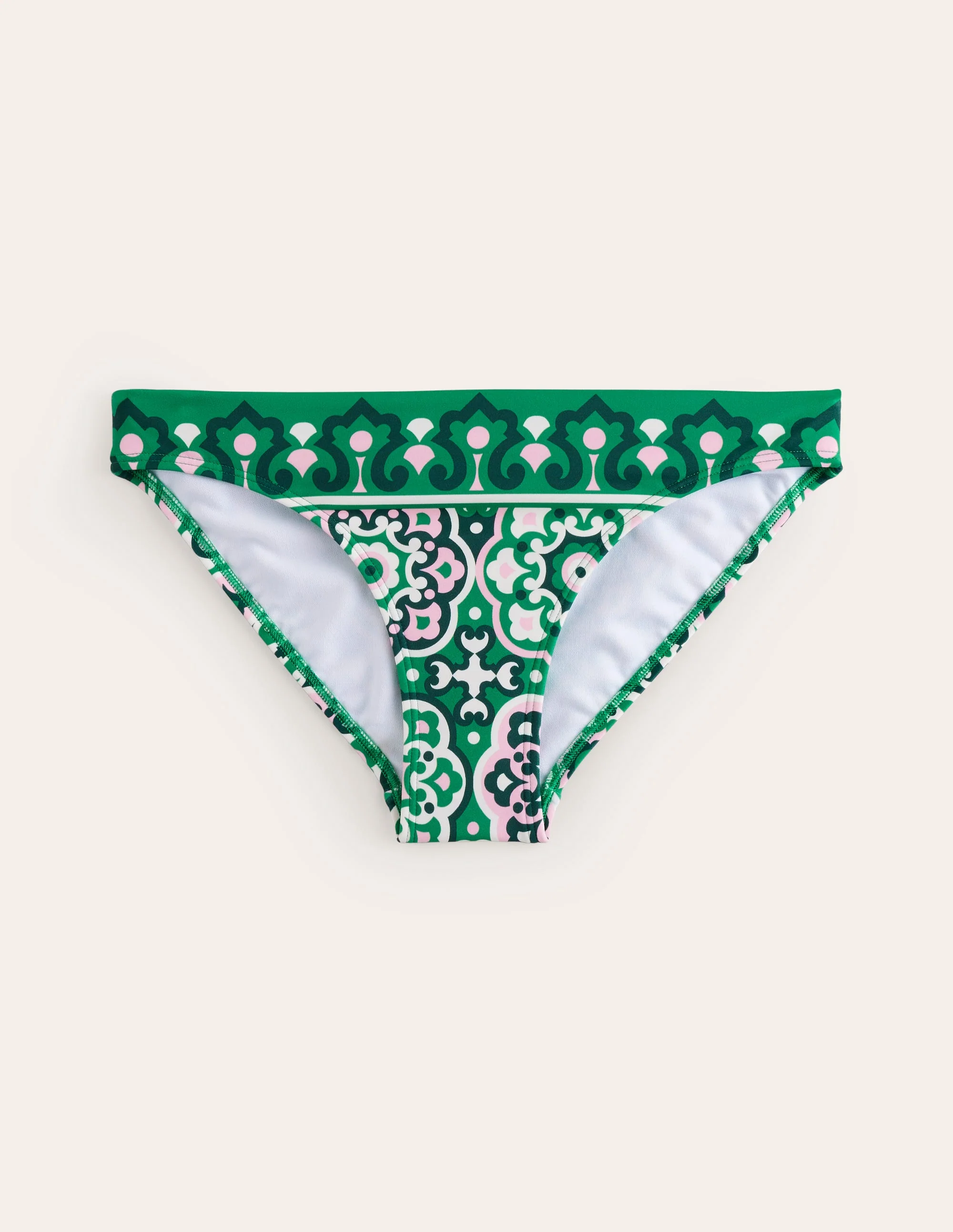 Classic Bikini Bottoms-Green, Artisian Geo - Image 5