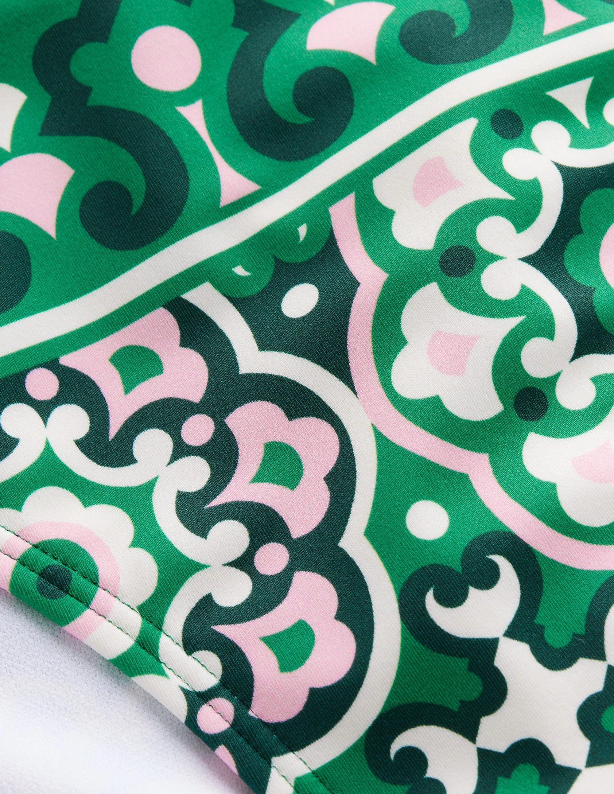 Classic Bikini Bottoms-Green, Artisian Geo - Image 6