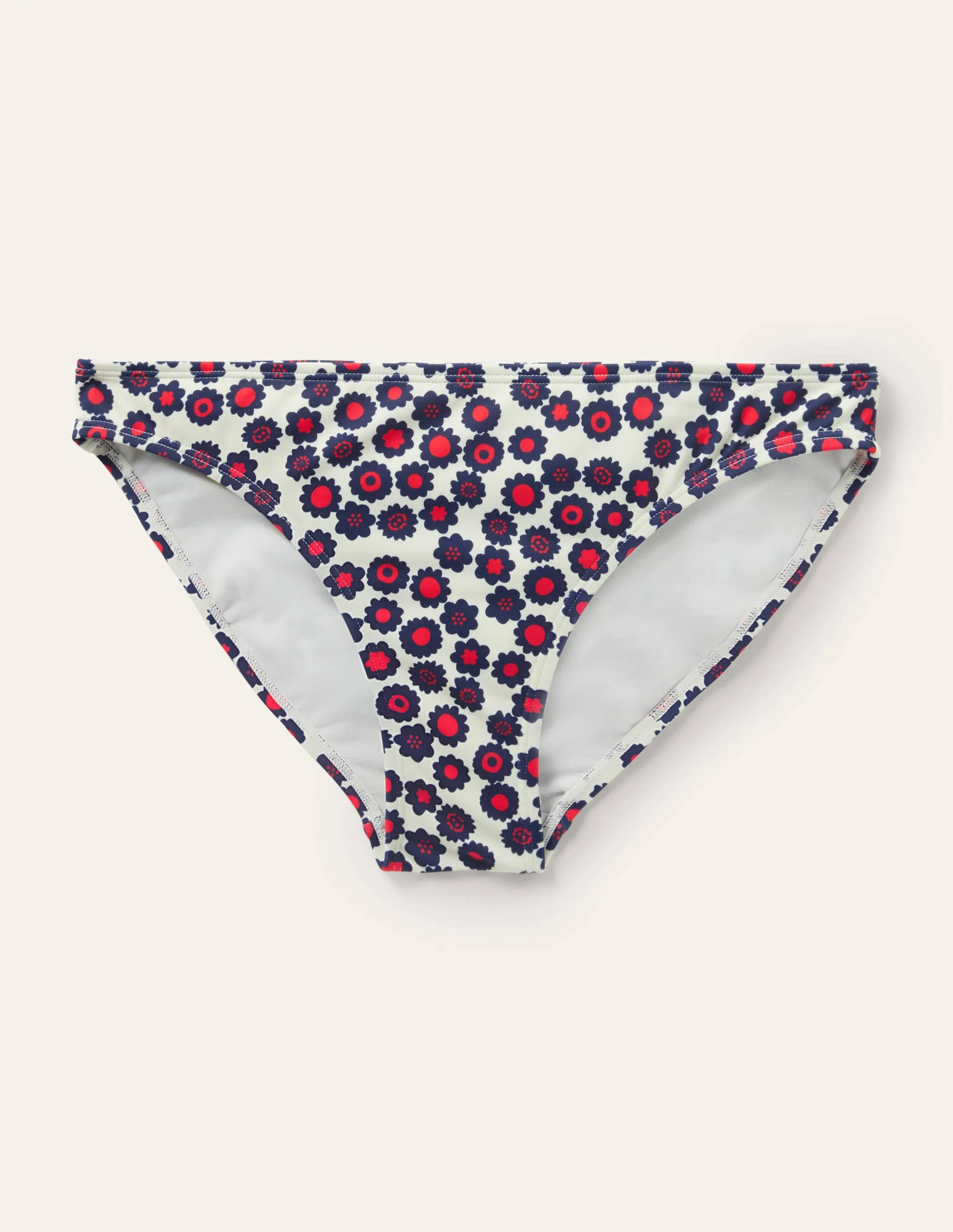 Classic Bikini Bottoms-Ivory, Ditsy Swirl - Image 5