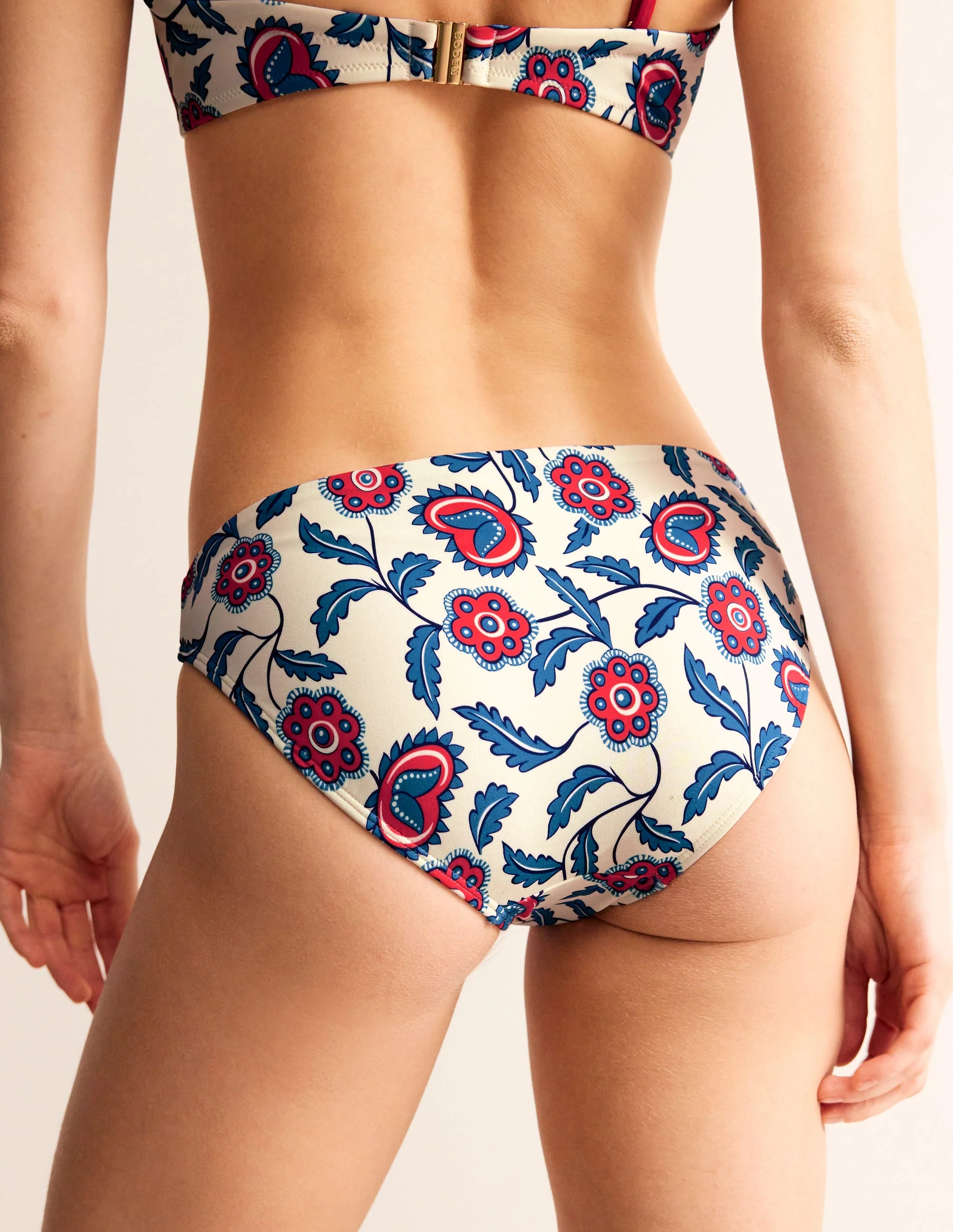 Classic Bikini Bottoms-Ivory, Floret Vine - Image 3