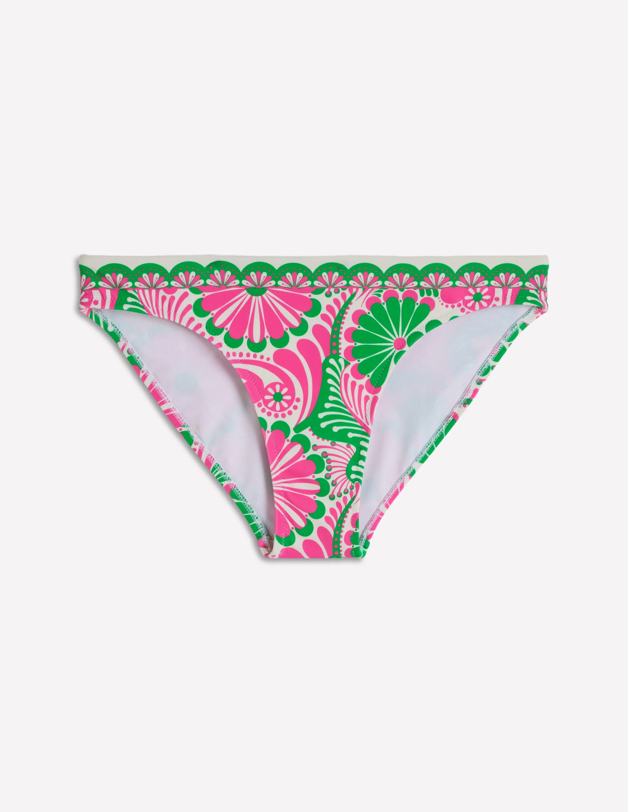 Classic Bikini Bottoms-Pink, Euphoric Gardens - Image 5