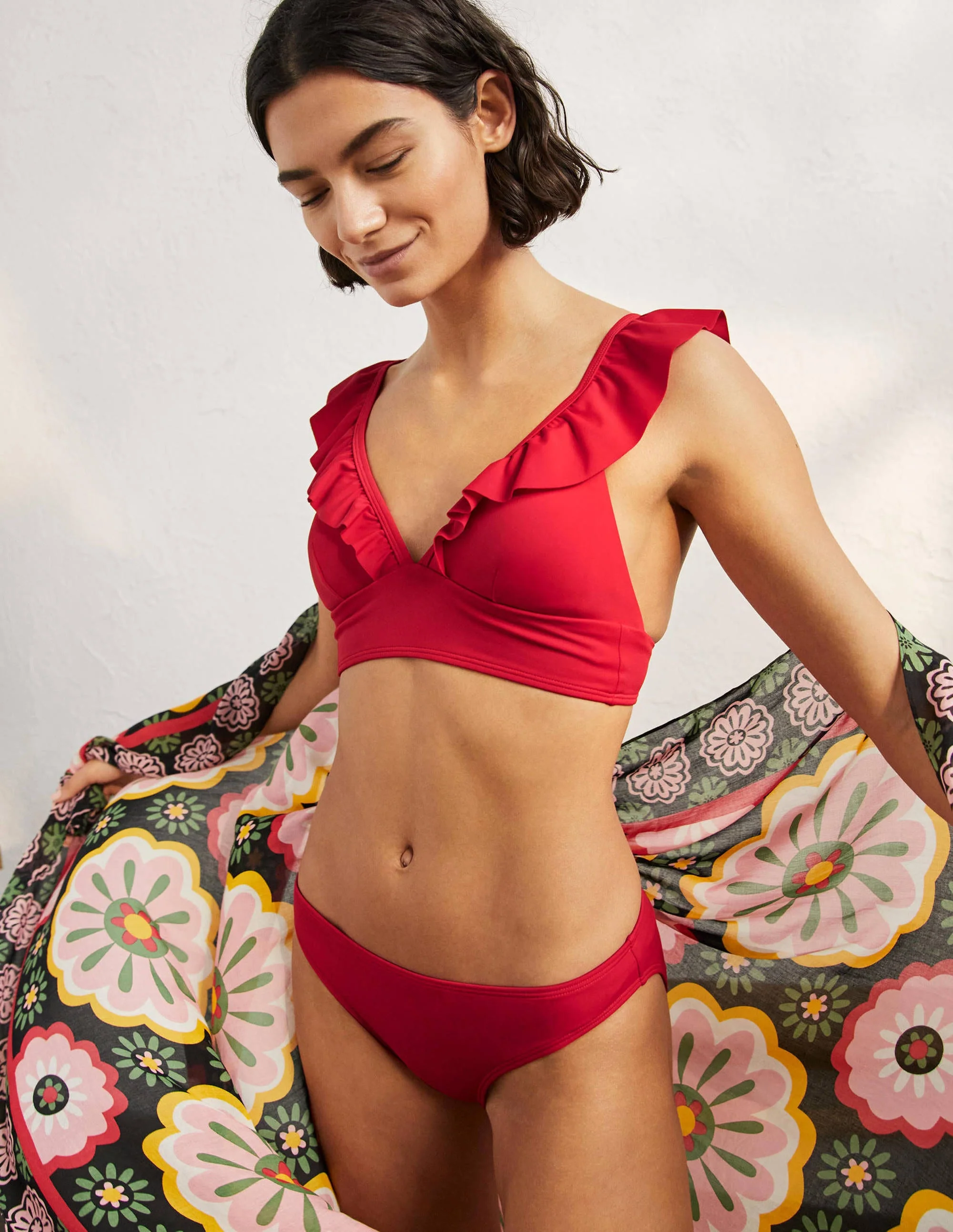 Classic Bikini Bottoms-Red