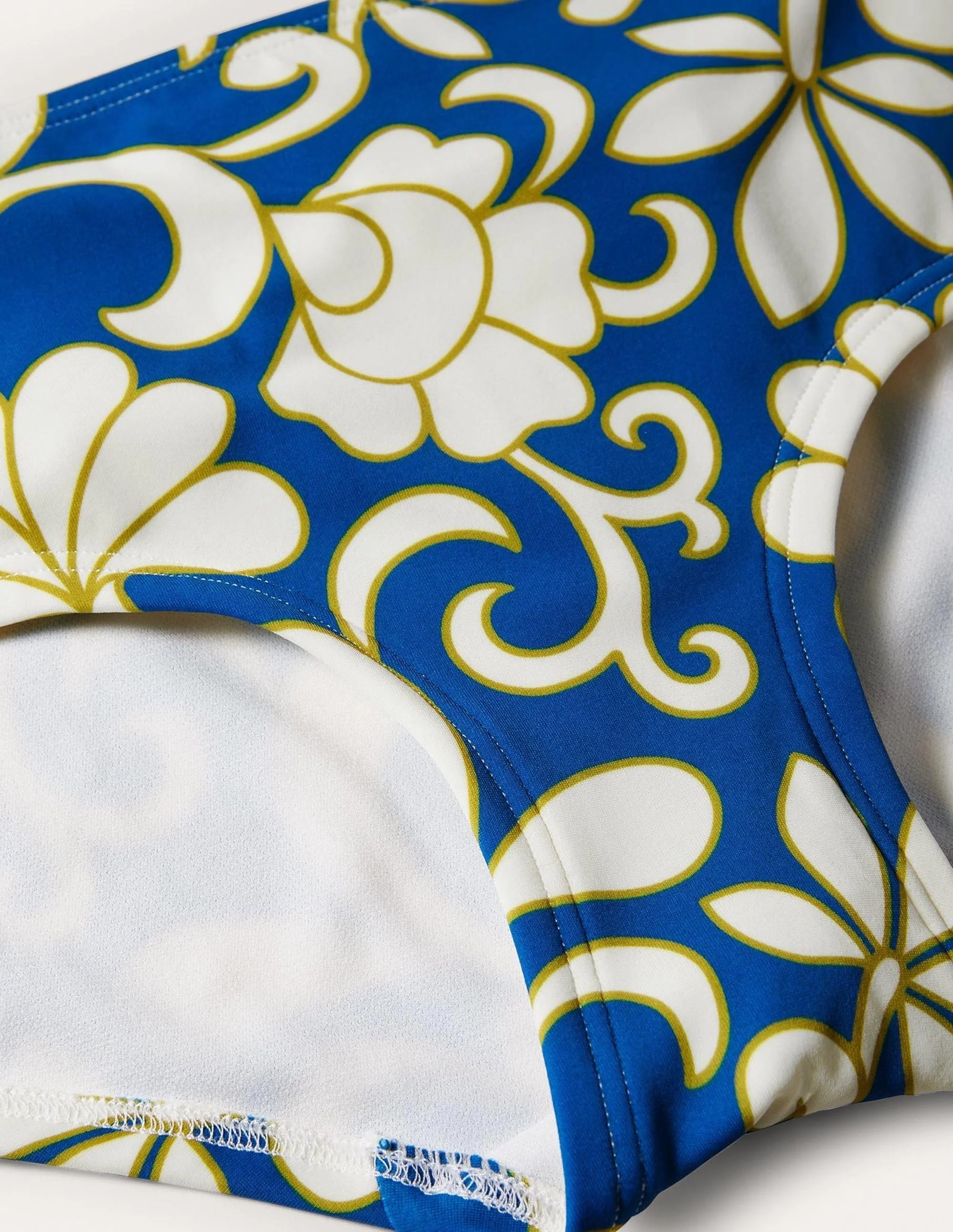 Classic Bikini Shorts-Atlantic Ocean, Abstract Petal - Image 7