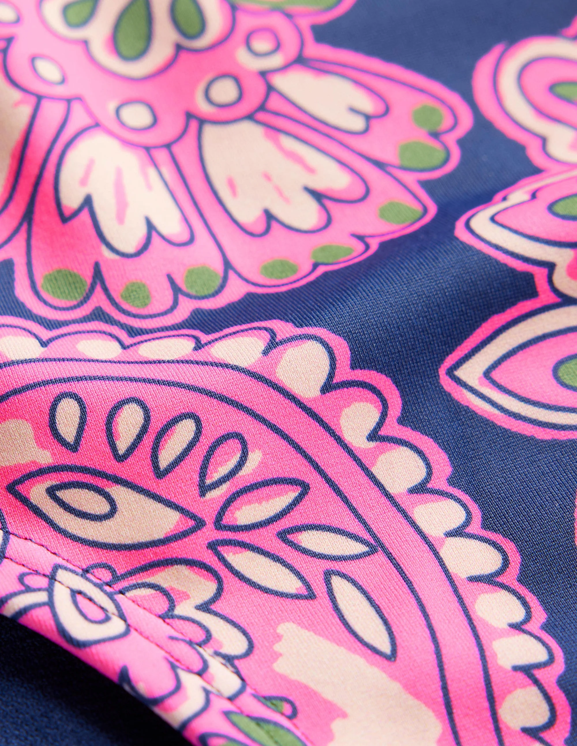 Classic Bikini Shorts-Navy, Paisley Terrace - Image 6