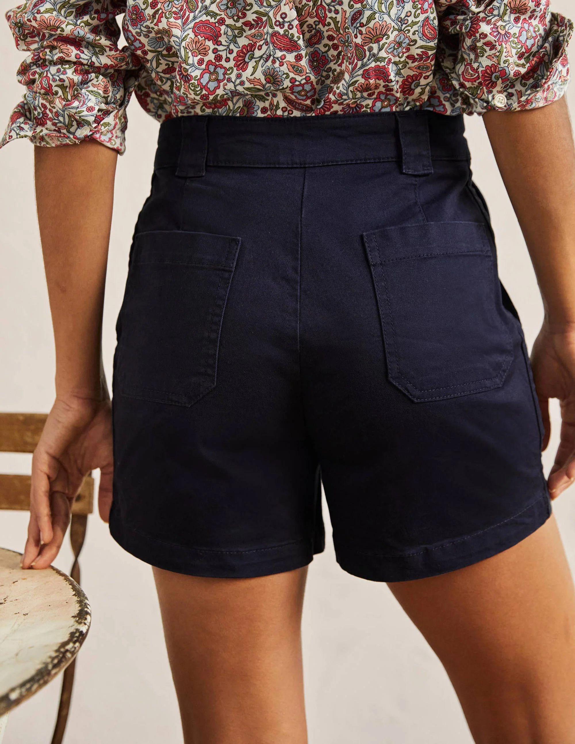 Classic Chino Shorts-Navy - Image 3