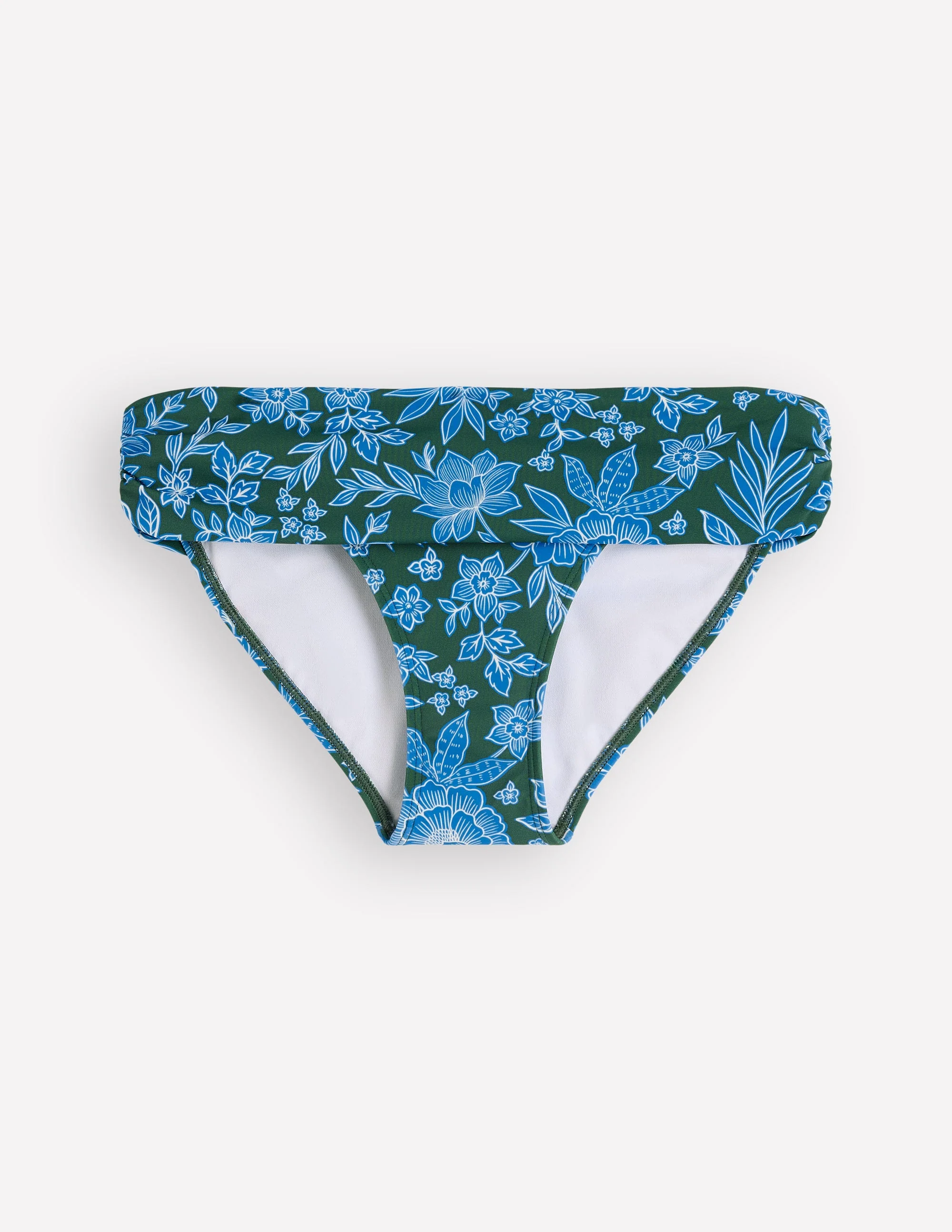 Classic Fold Bikini Bottoms-Dark Green, Paradise - Image 5