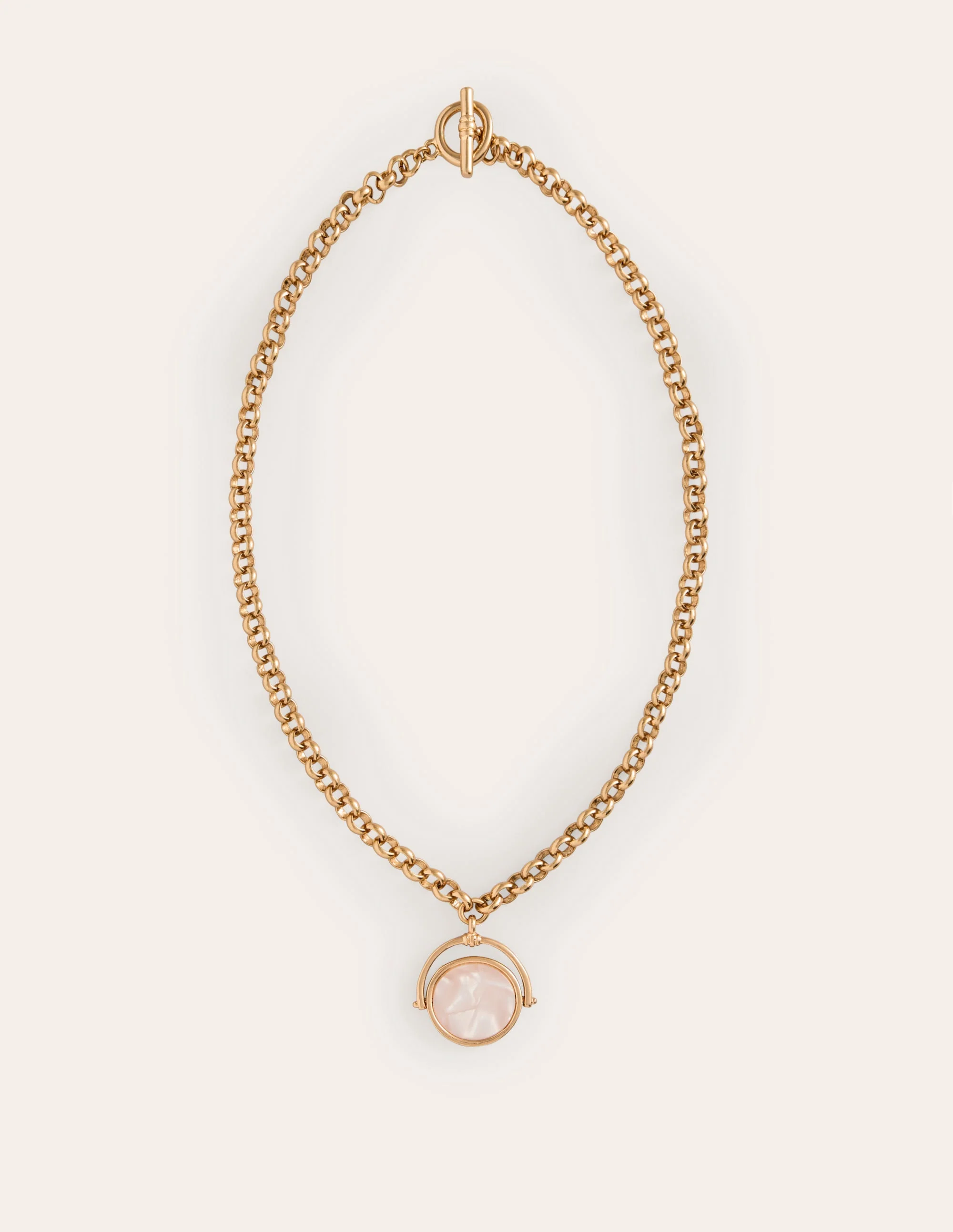 Classic Pendant Necklace-Gold - Image 2