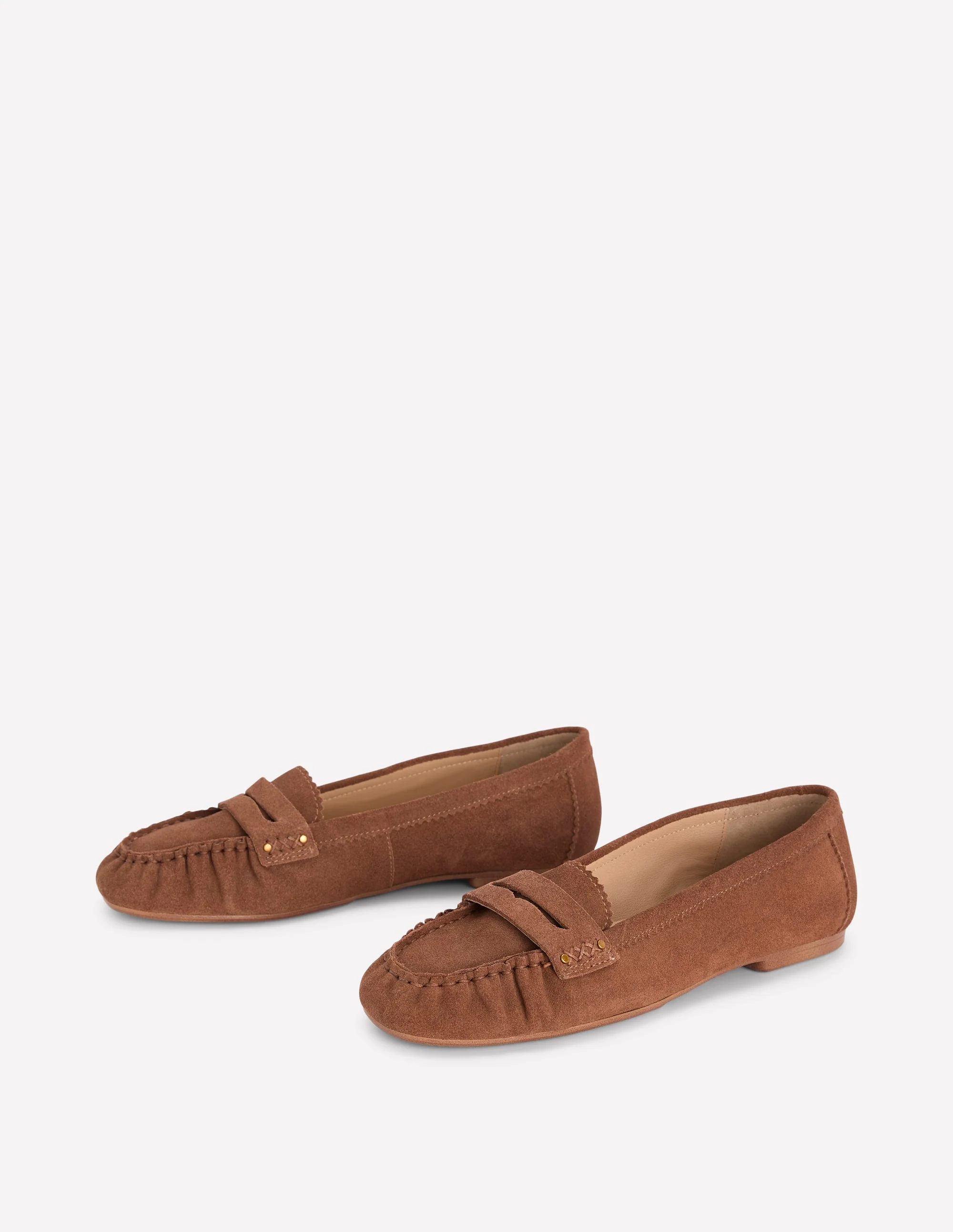 Classic Penny Loafers-Tan - Image 3