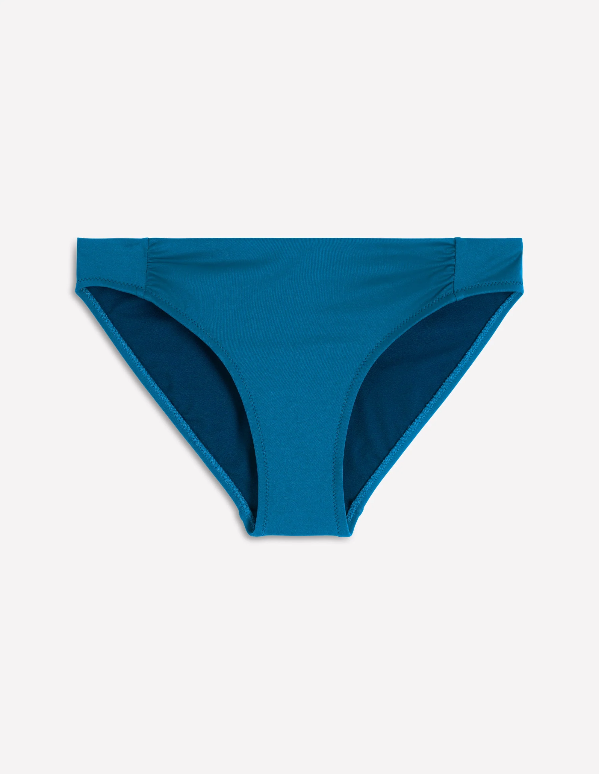 Classic Ruched Bikini Bottoms-Ocean View - Image 6