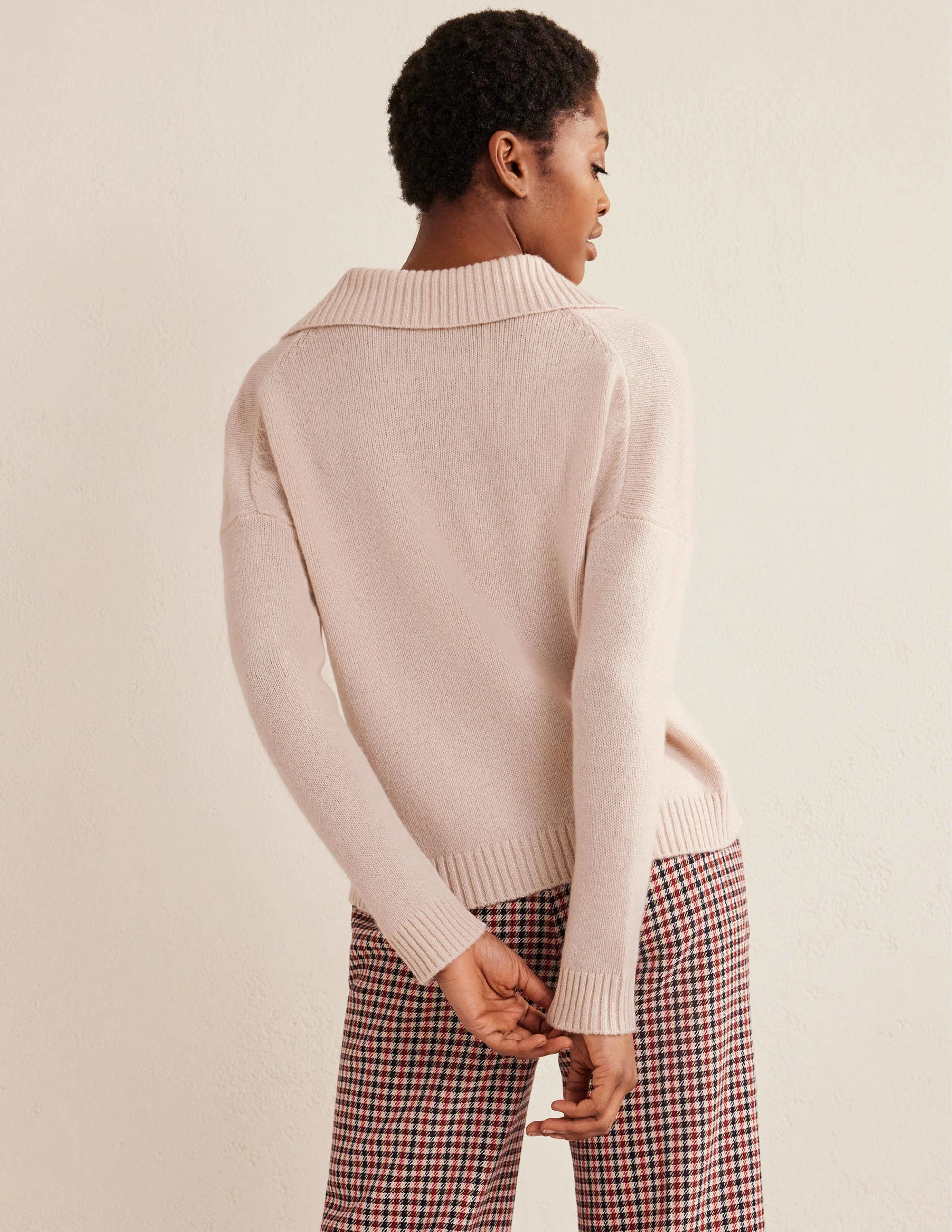 Collared Cashmere Sweater-Rope - Image 3