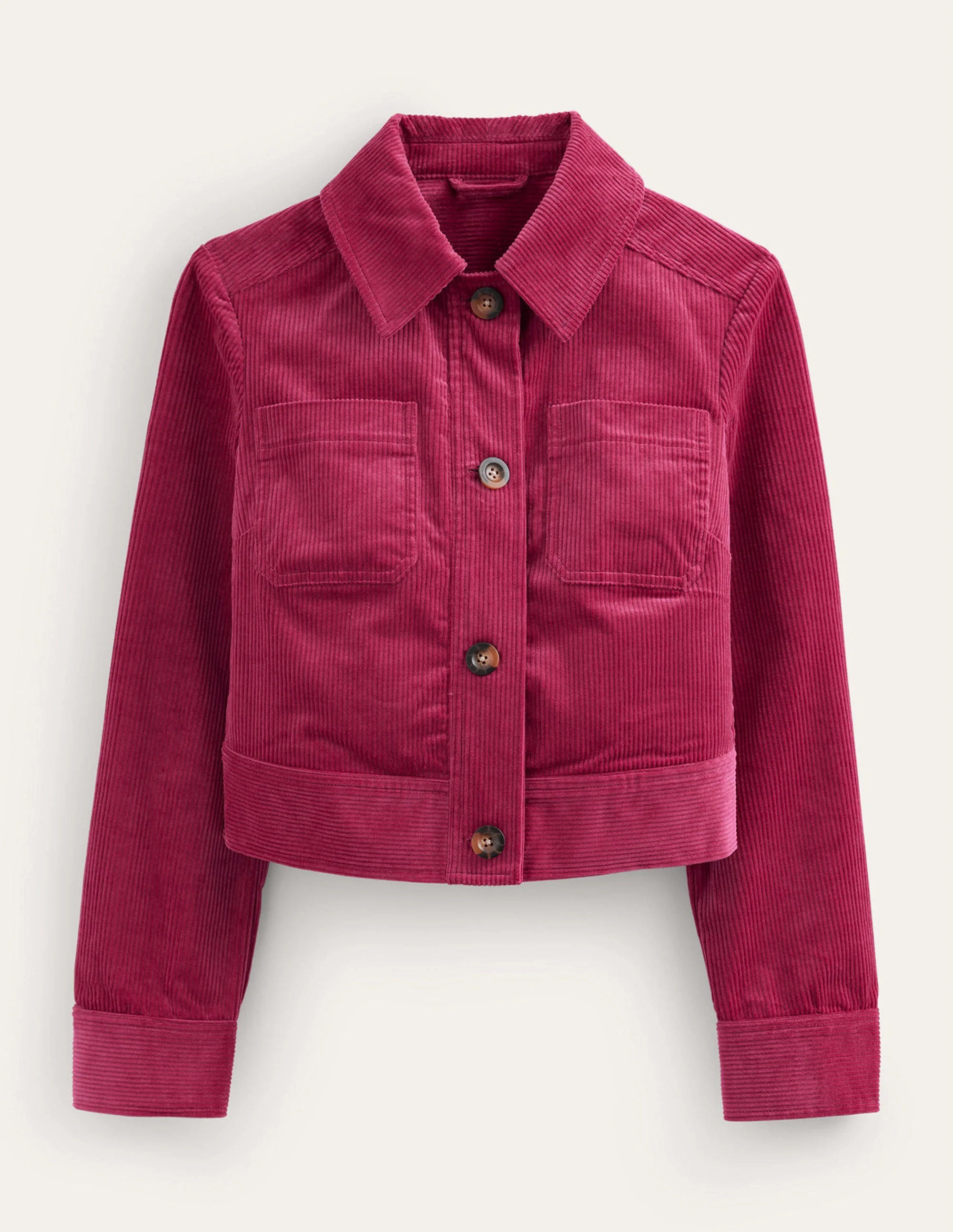 Corduroy Jacket-Warm Cranberry - Image 6