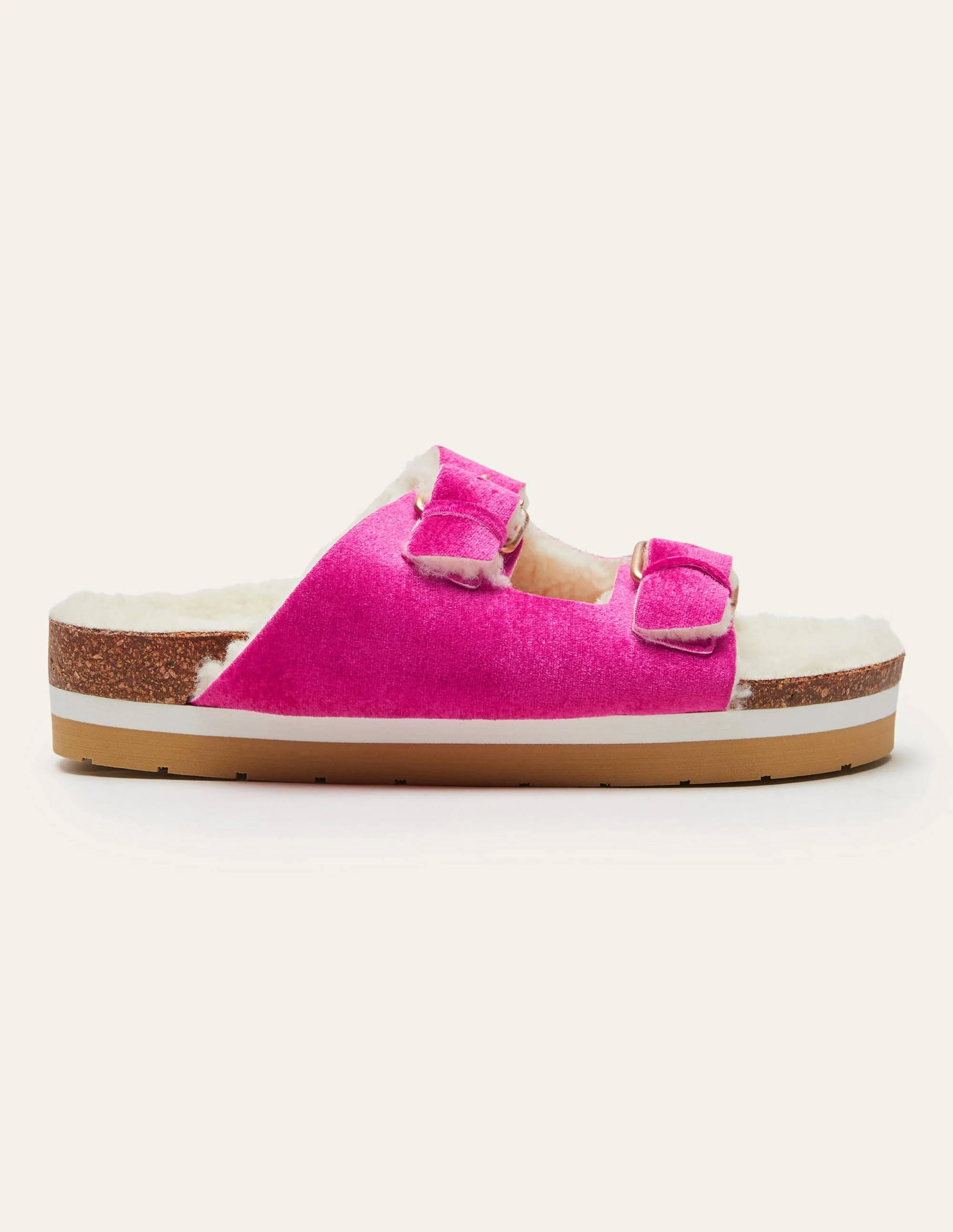 Cosy Slippers-Festival Pink Velvet - Image 2