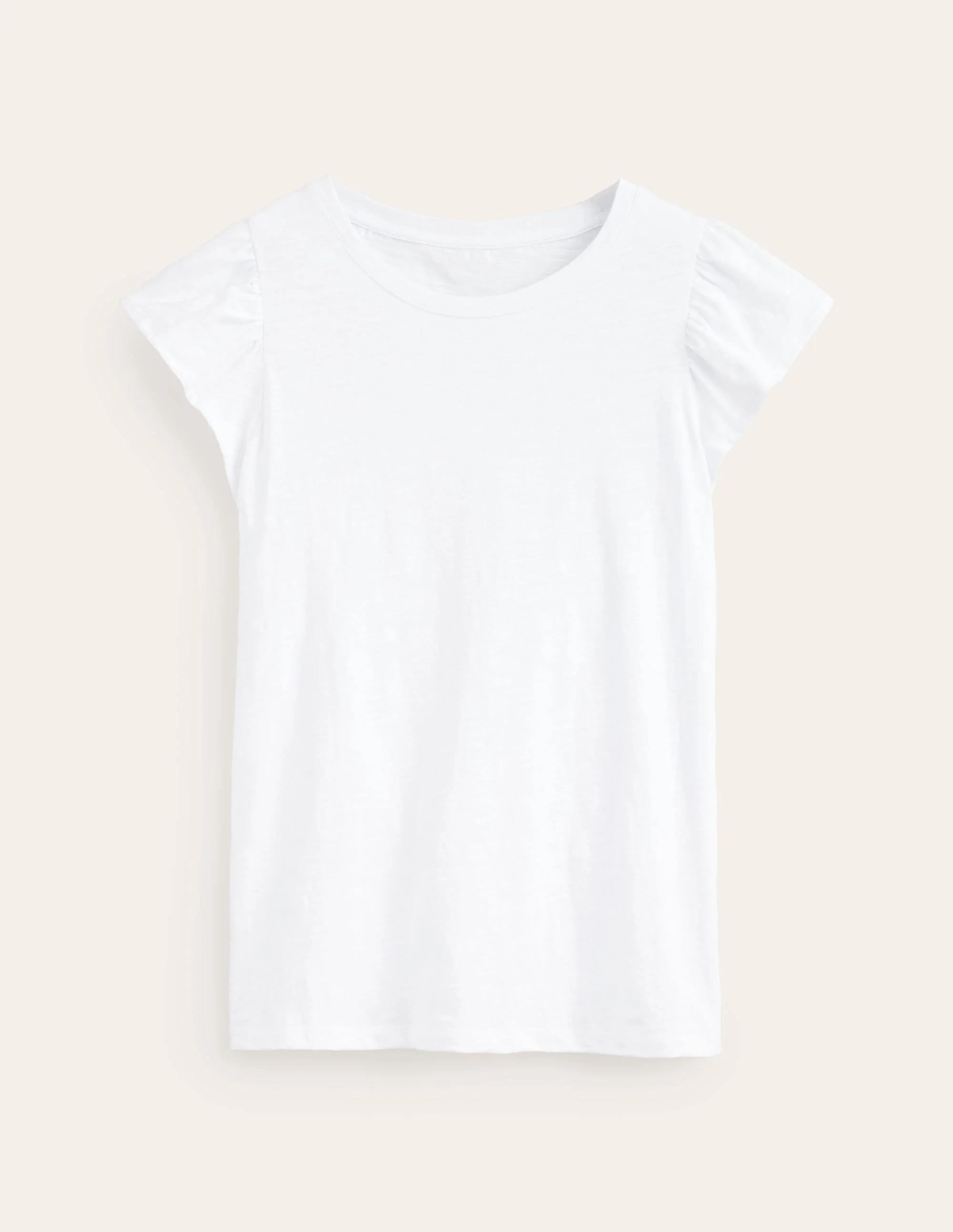 Cotton Flutter Top-White - Image 6