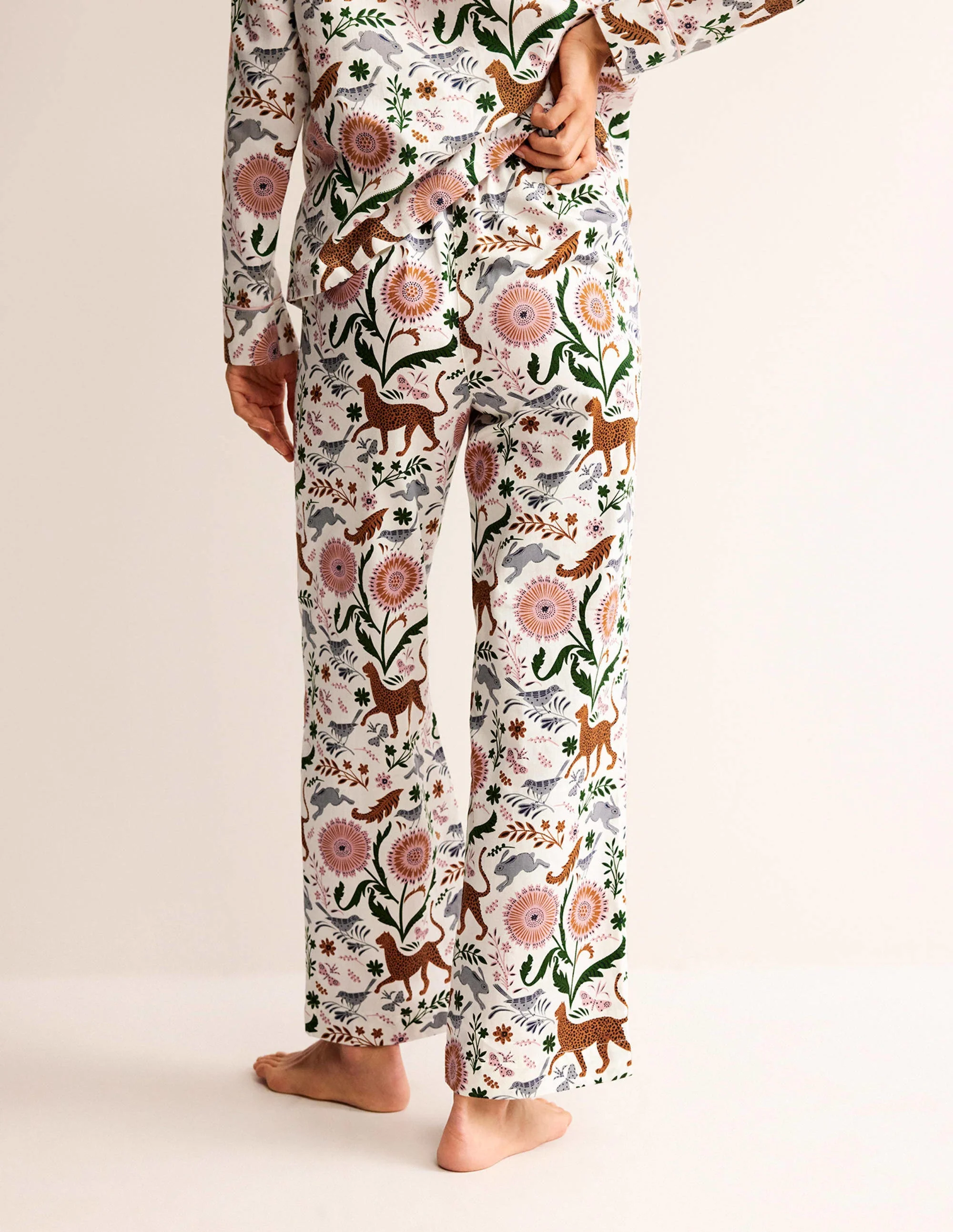 Cotton Sateen Pajama Trousers-DONT USE - Image 3