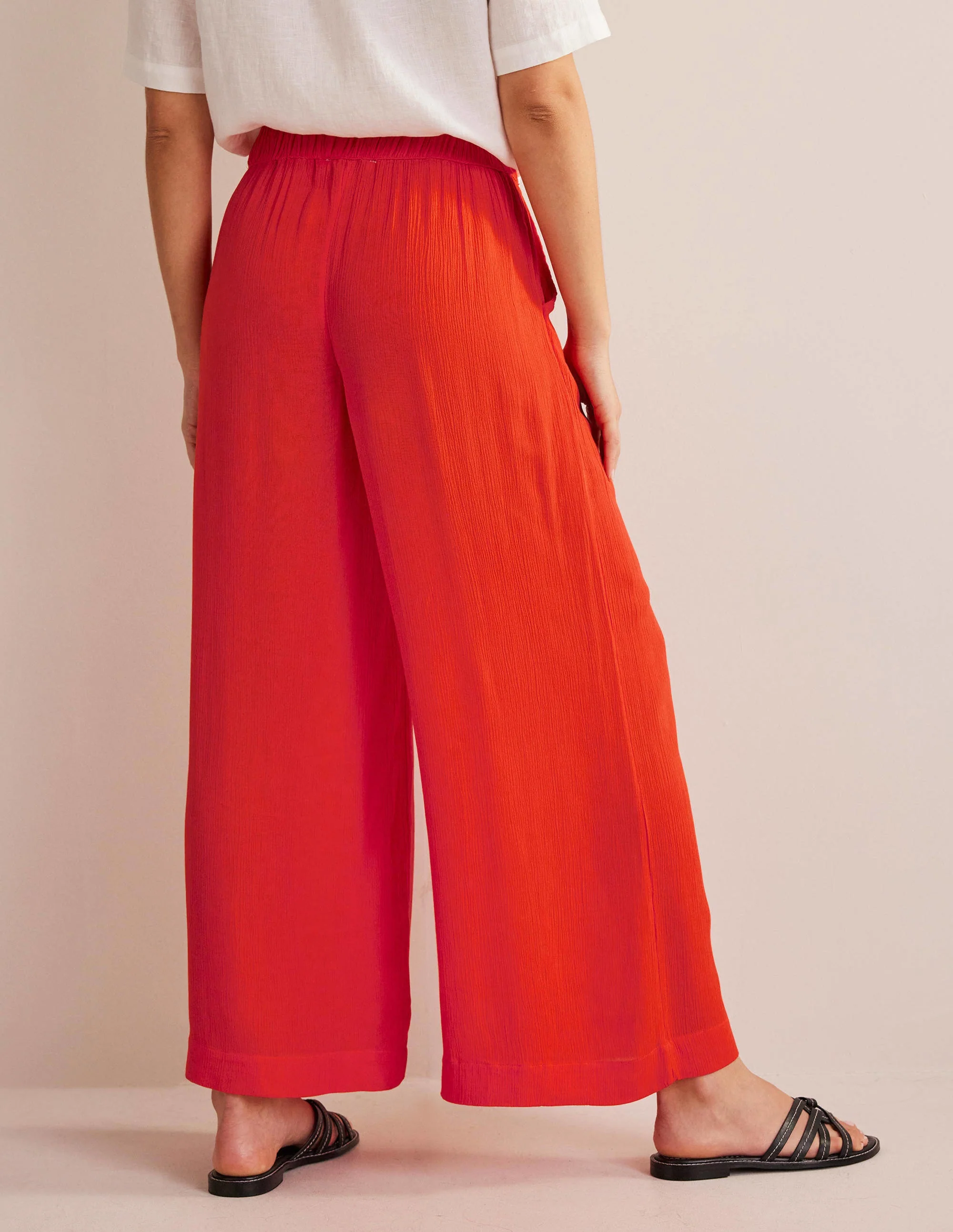 Crinkle Wide Leg Trousers-Firework - Image 3