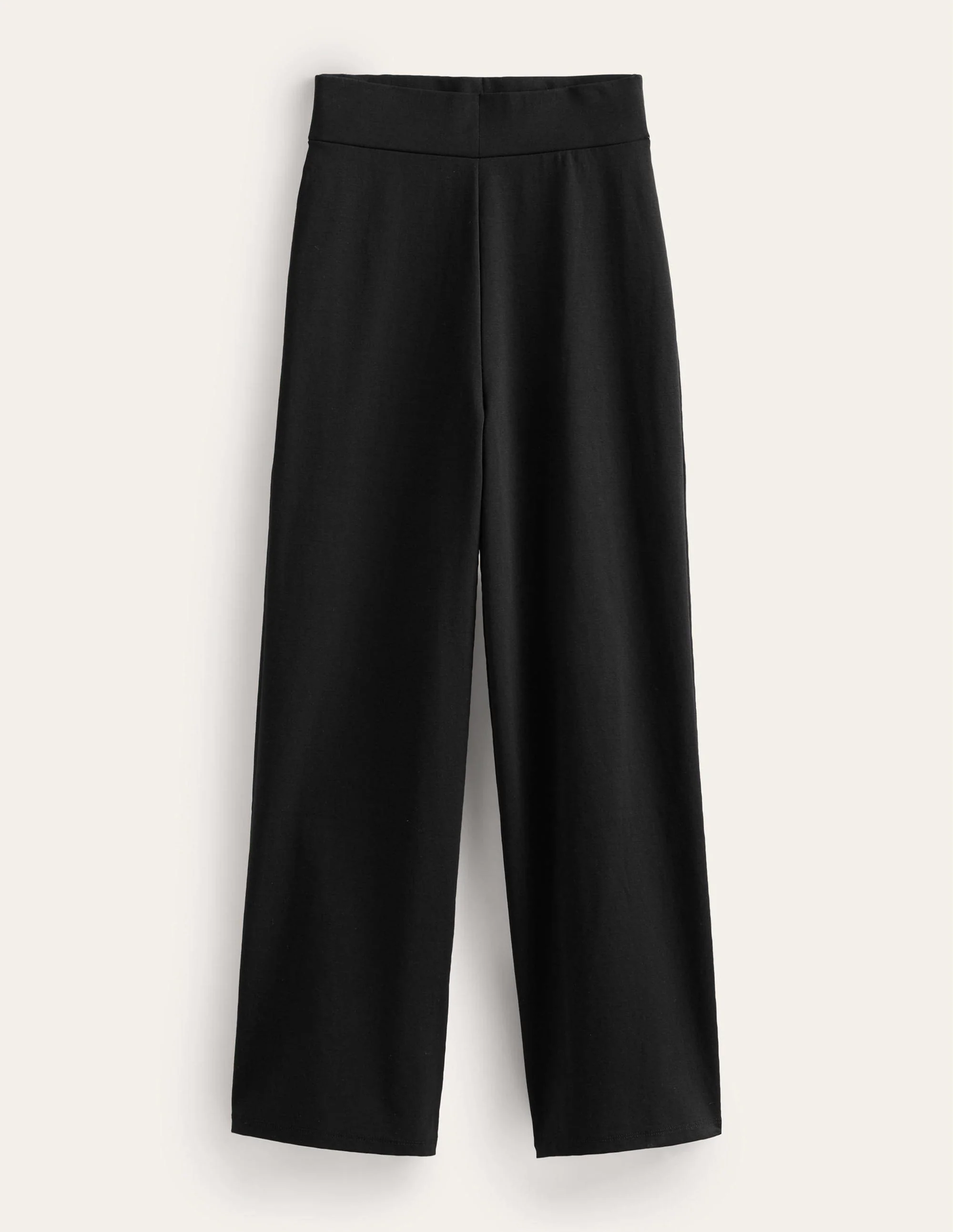 Cropped Jersey Pants-Black - Image 5