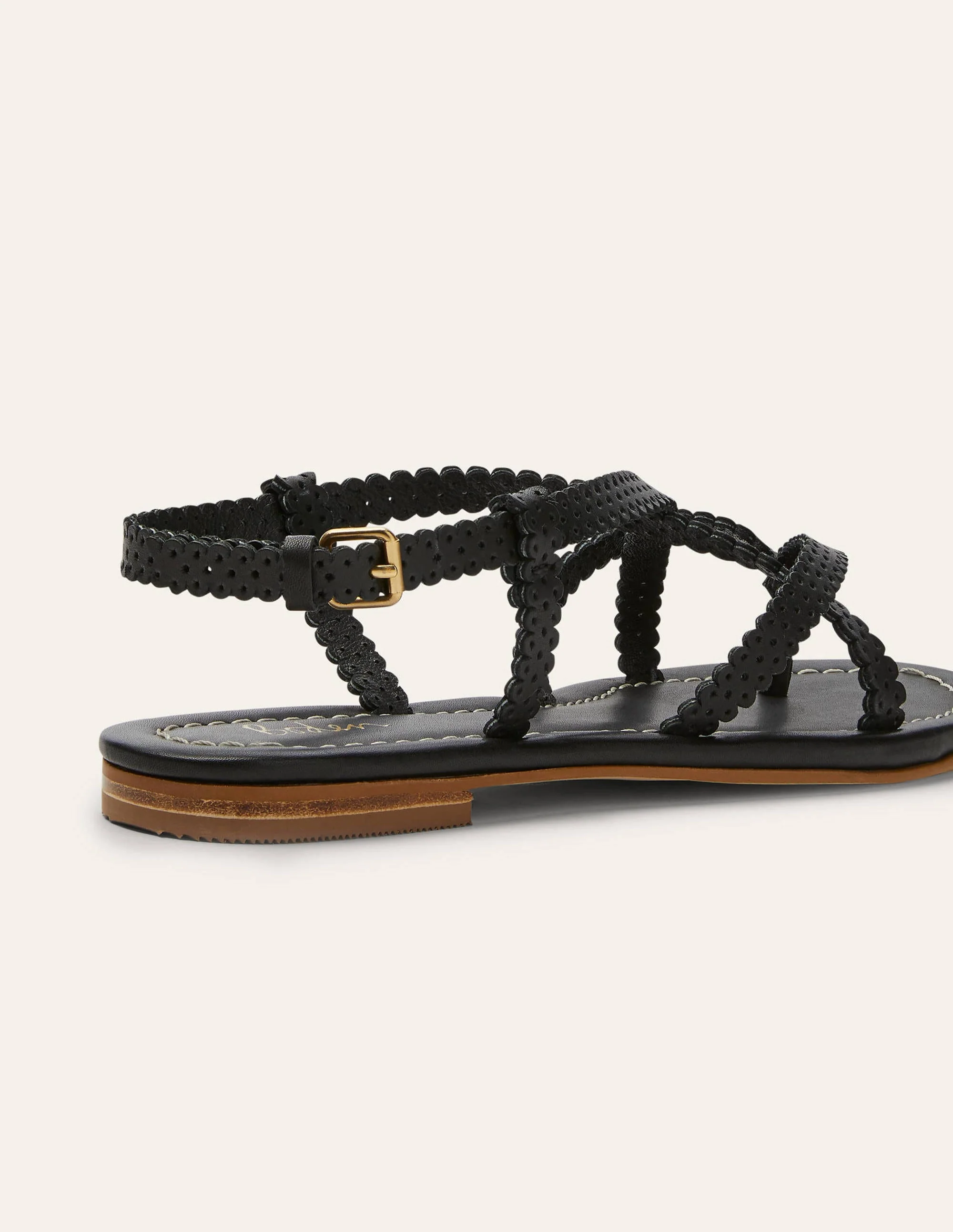 Deborah Strappy Sandals-Black - Image 3