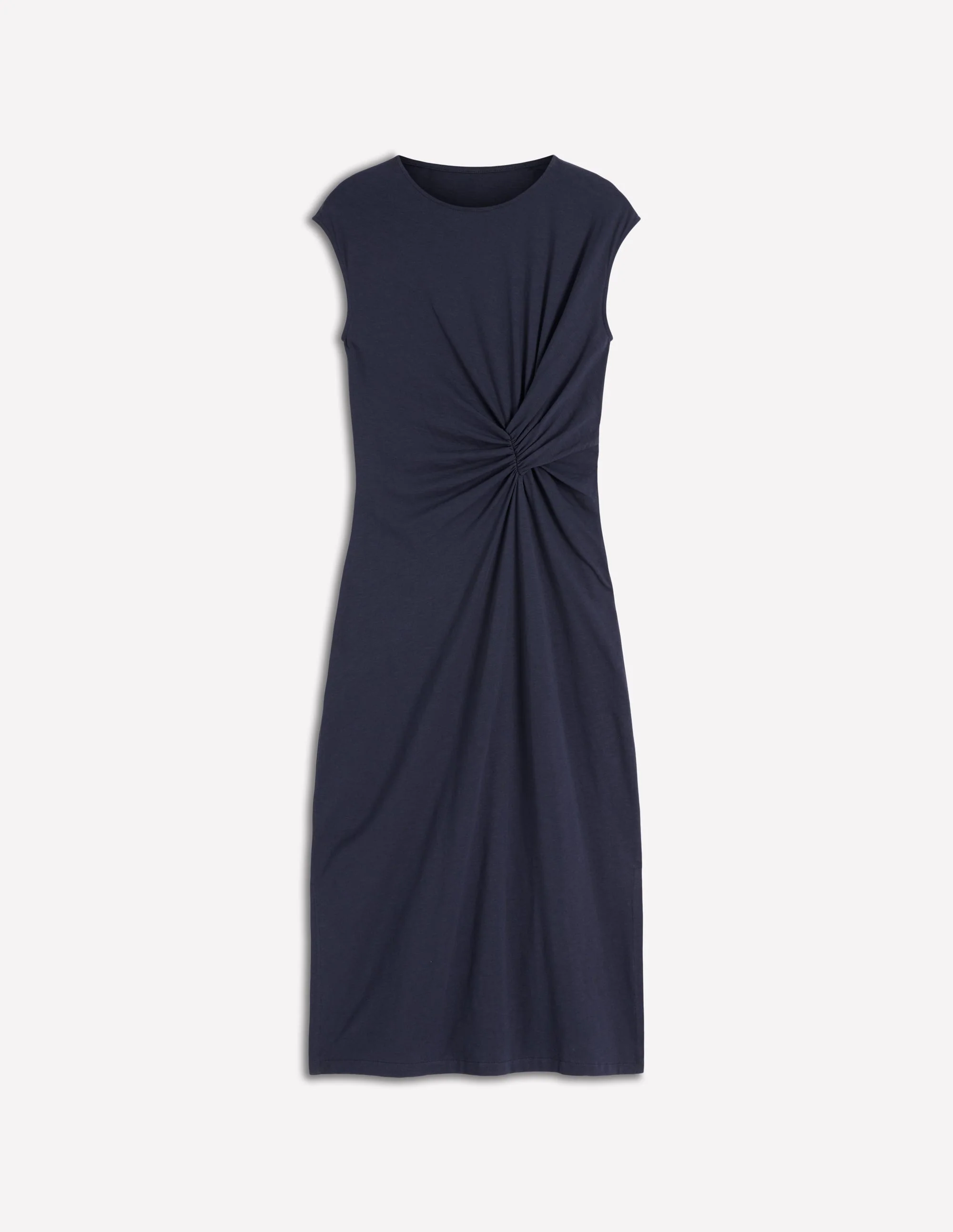 Delilah Twisted Midi Dress-Navy - Image 10