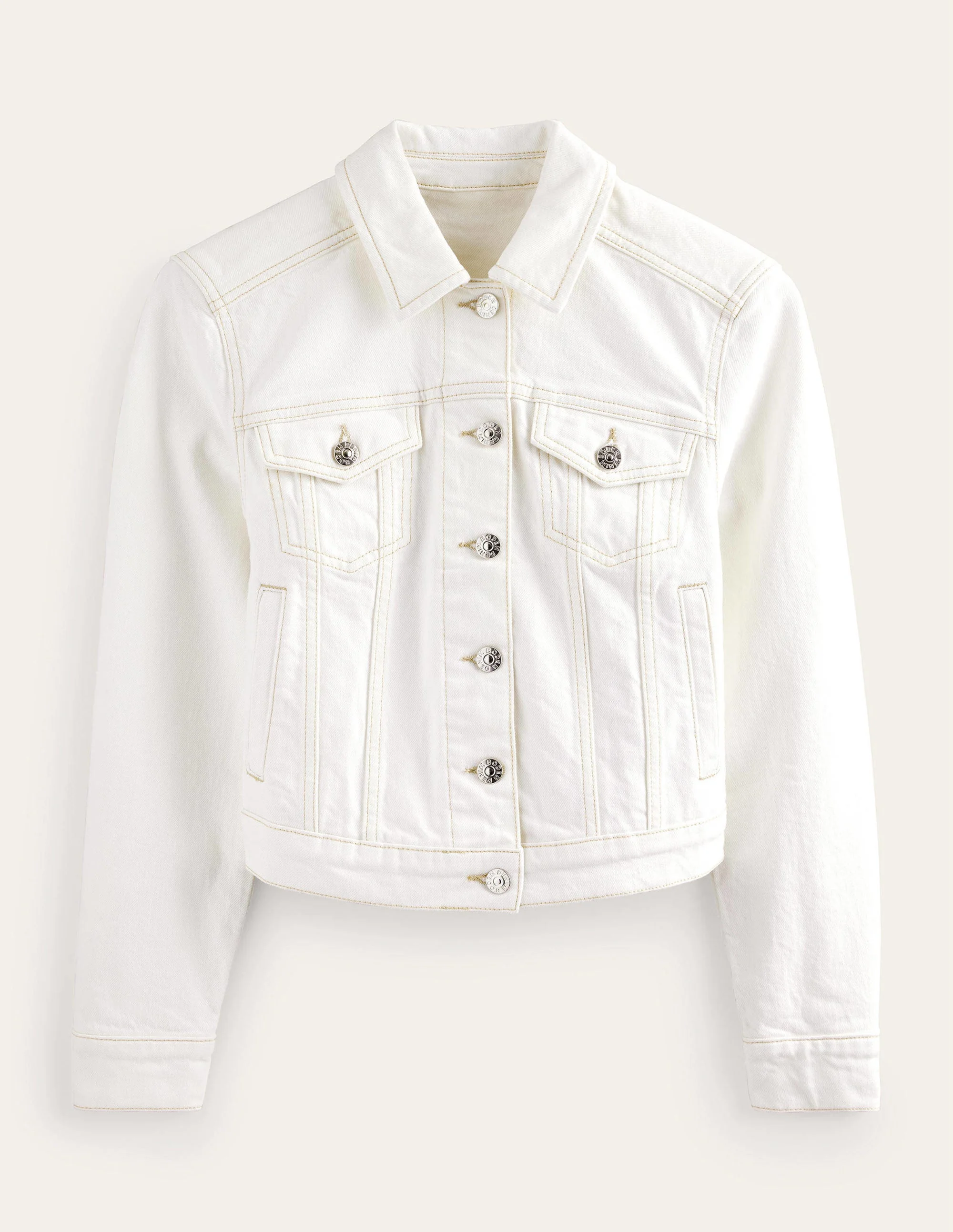 Denim Jacket-Ecru - Image 6