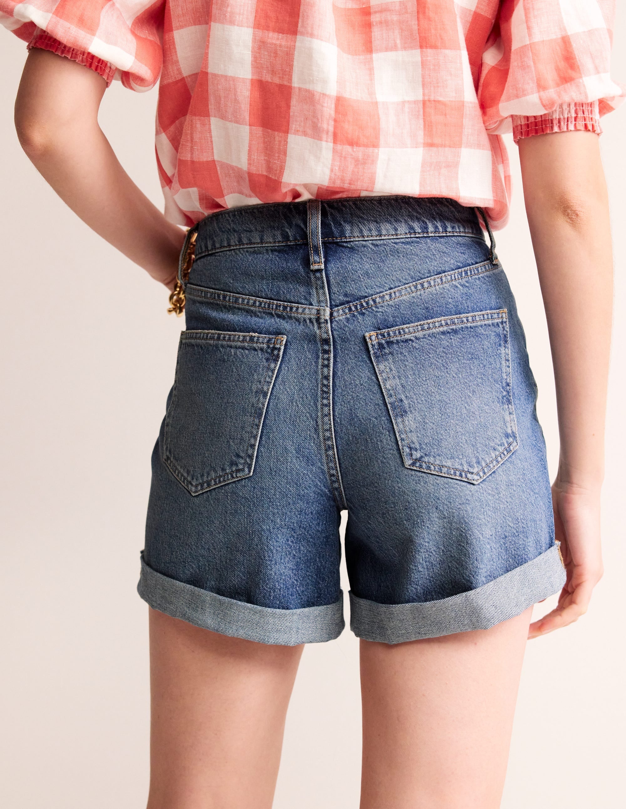 Denim Shorts-Mid Vintage - Image 3