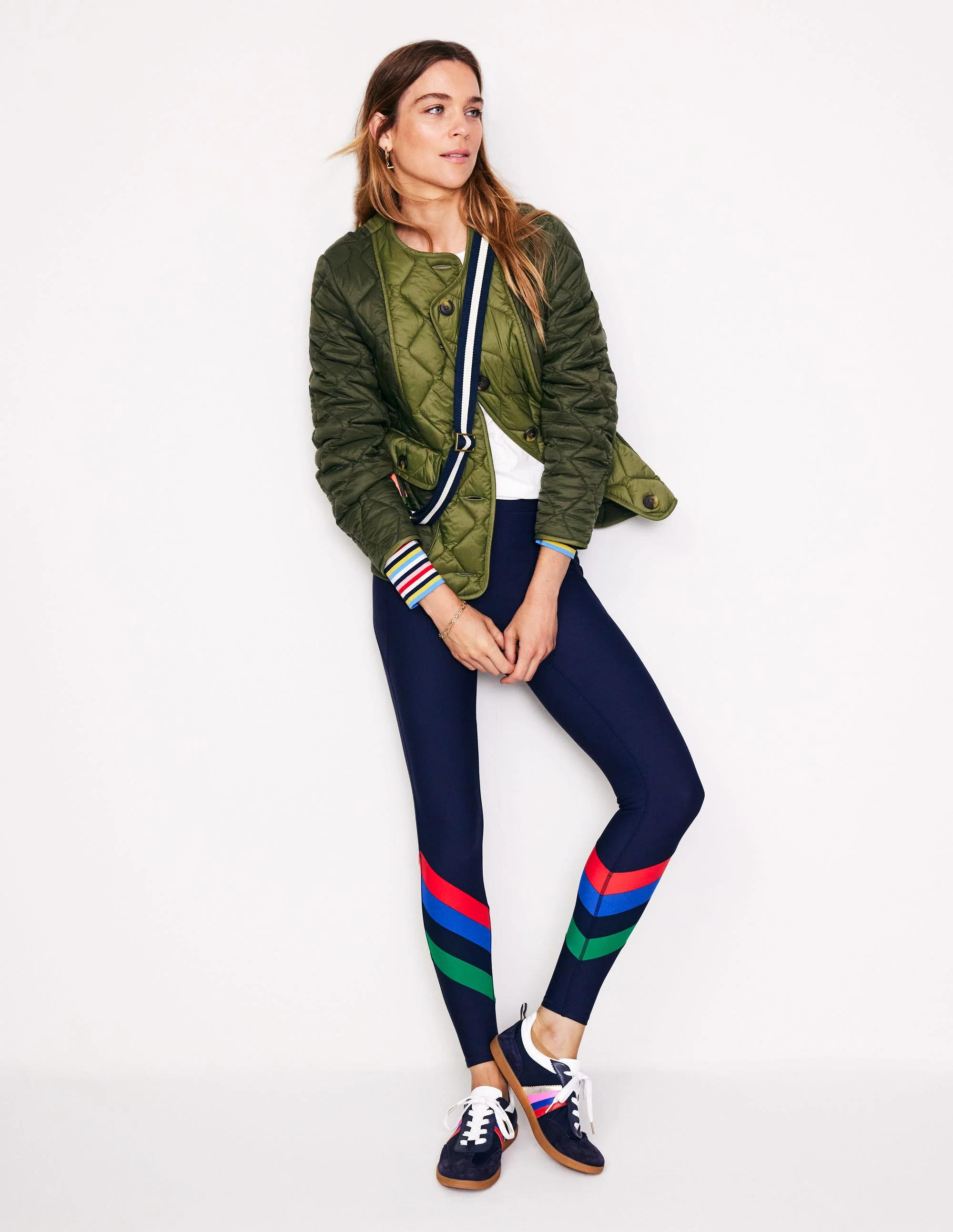 Derby Quilted Jacket-Winter Moss - Image 6