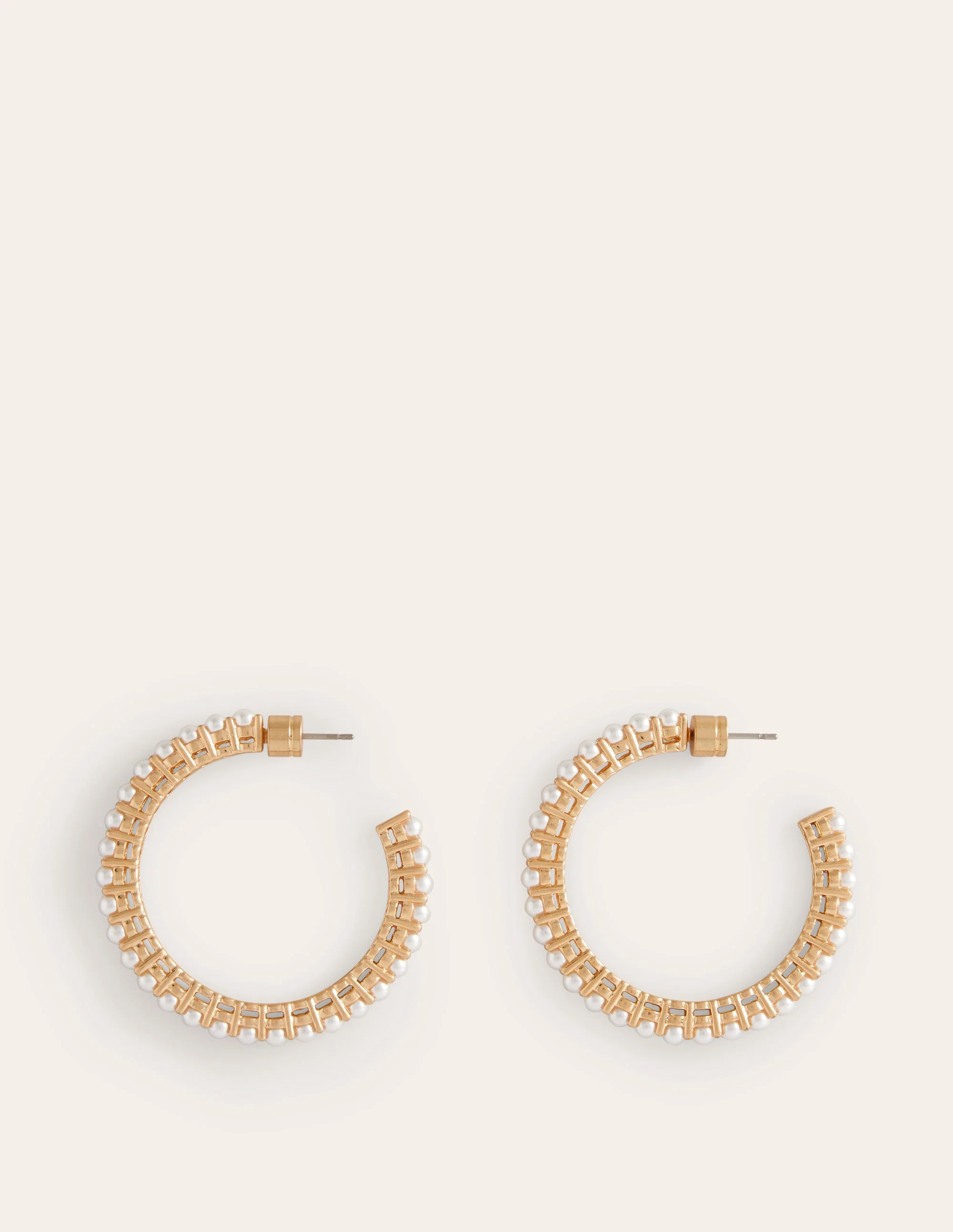 Double Ball Hoops-Pearl - Image 2