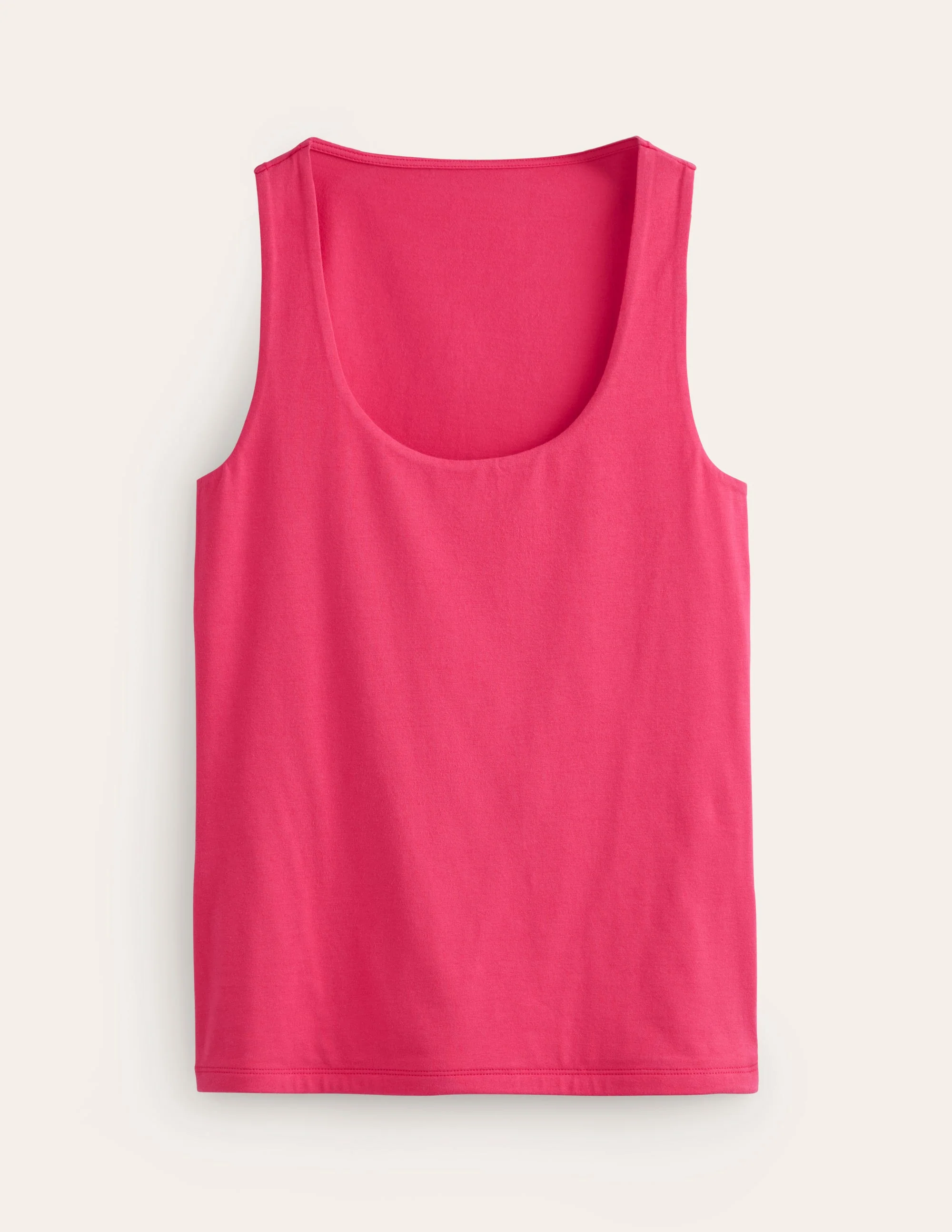 Double Layer Scoop Neck Vest-Rethink Pink - Image 5