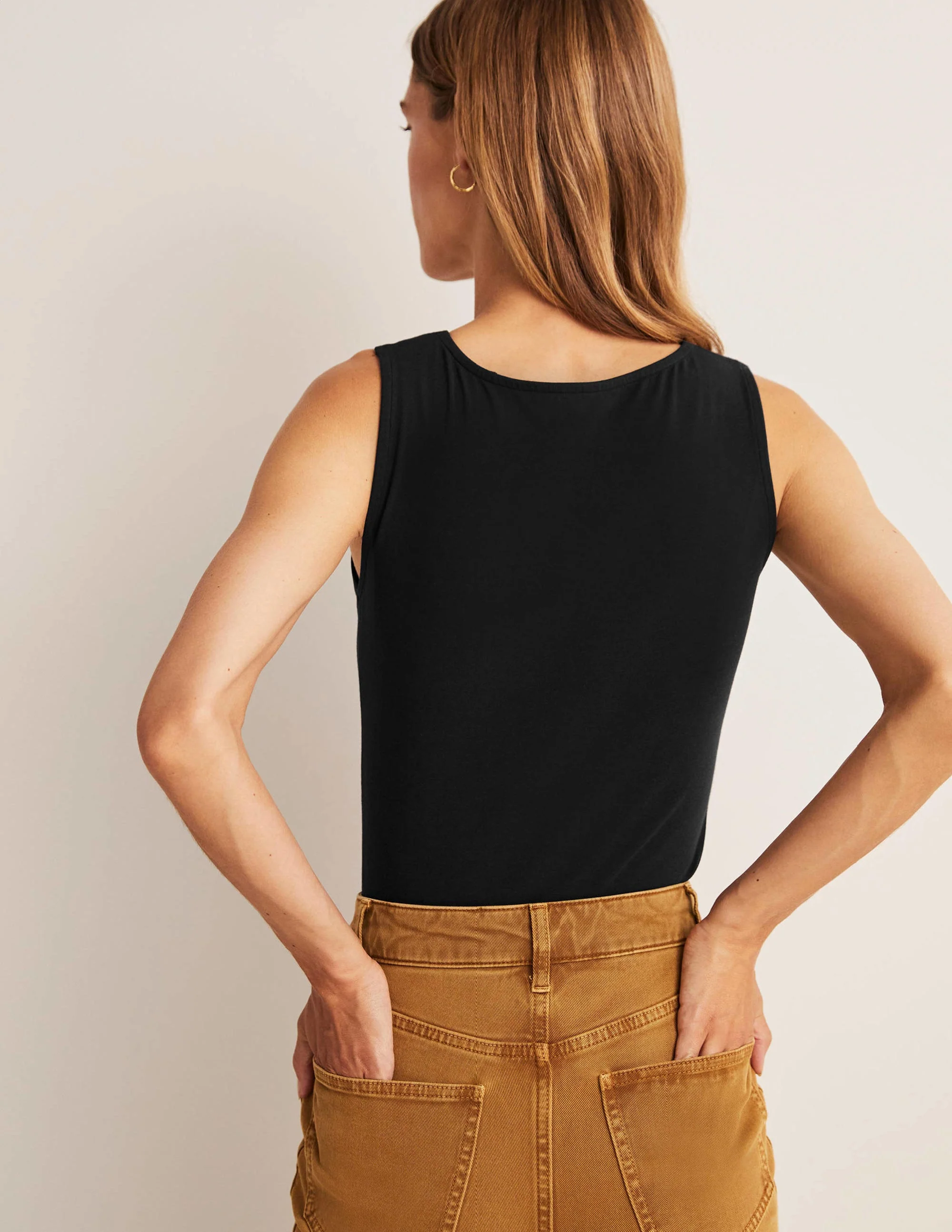 Double Layer Tank-Black - Image 3