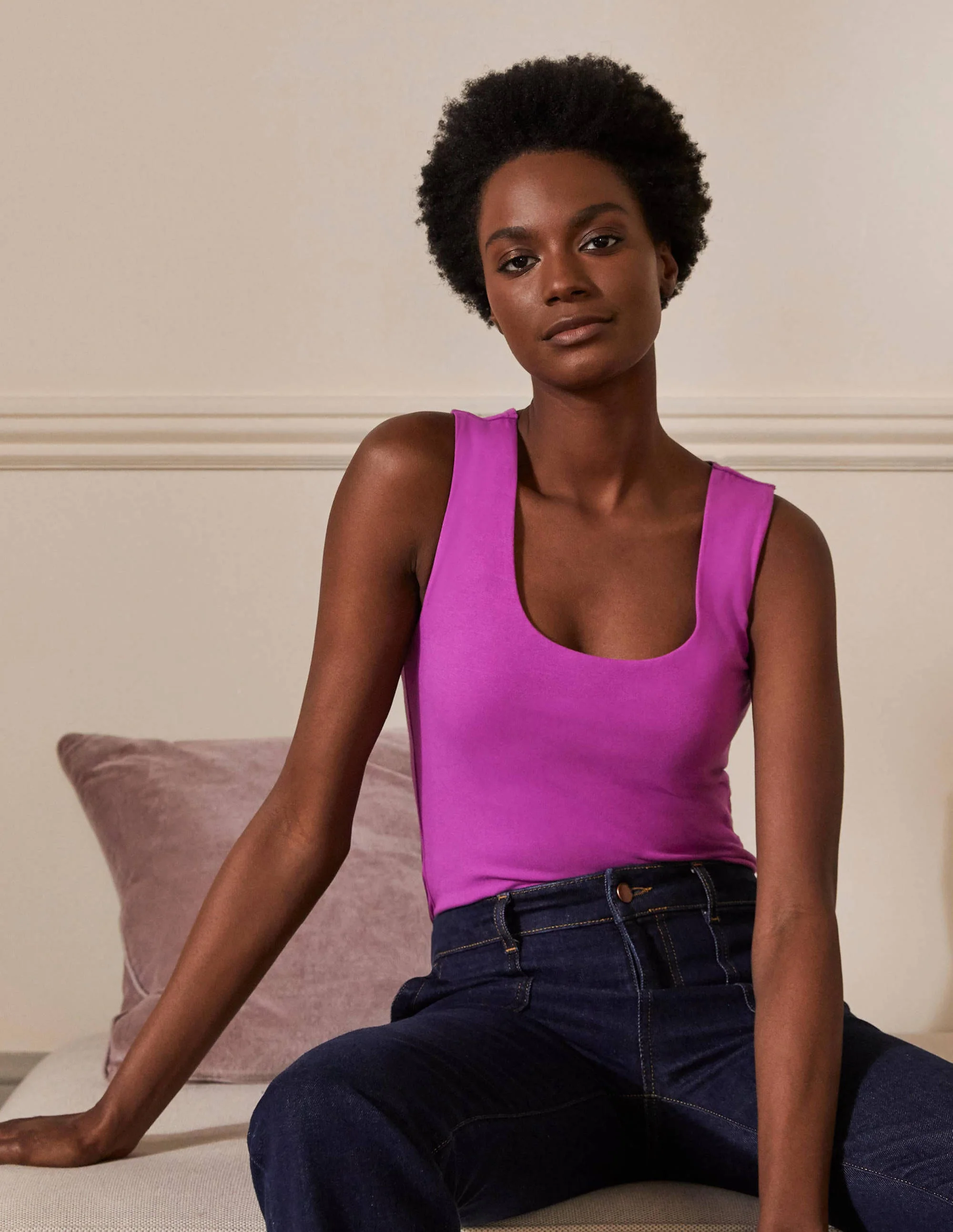 Double Layer Tank-Regal Purple - Image 4