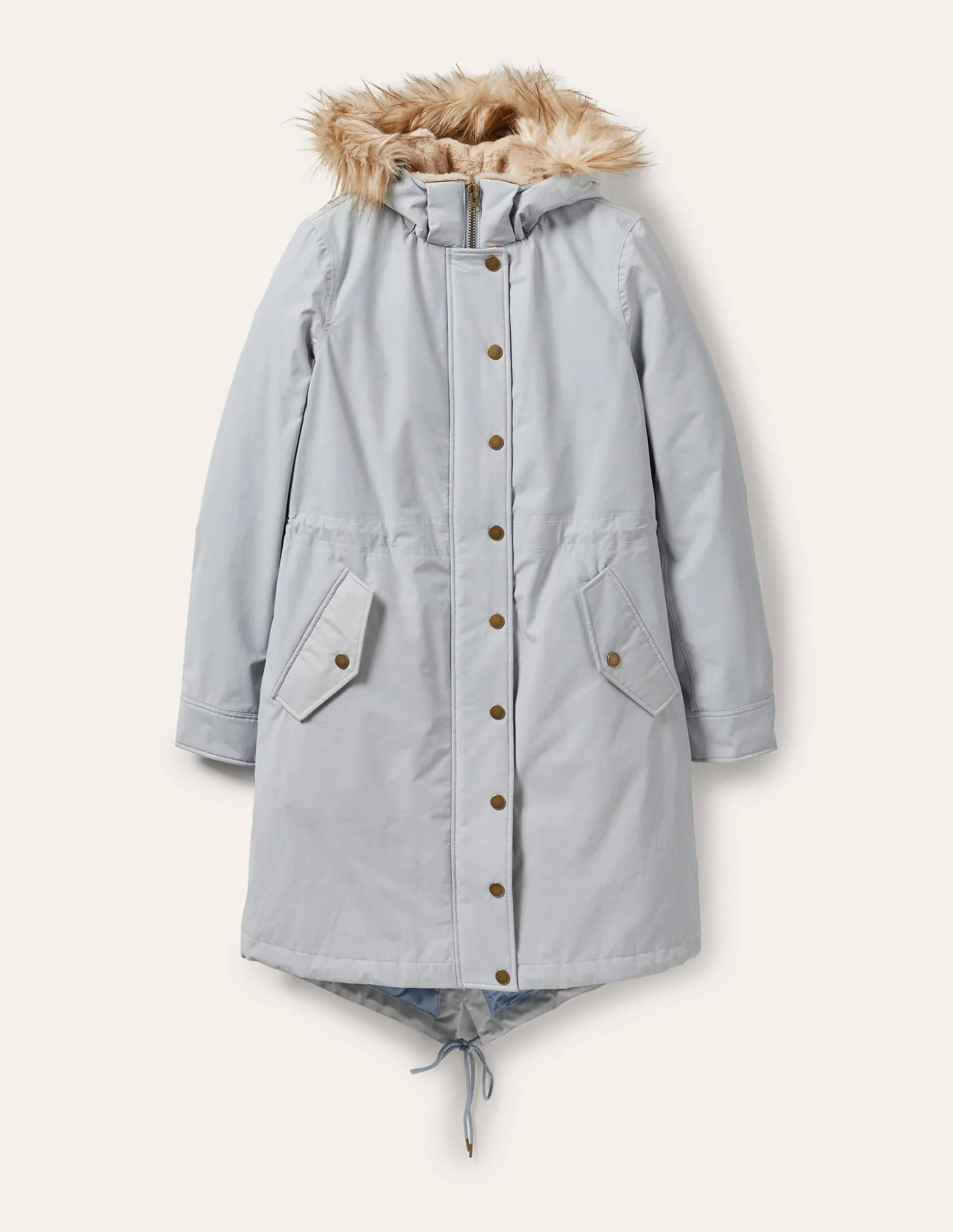 Dunbar Waterproof Parka-Pebble - Image 7