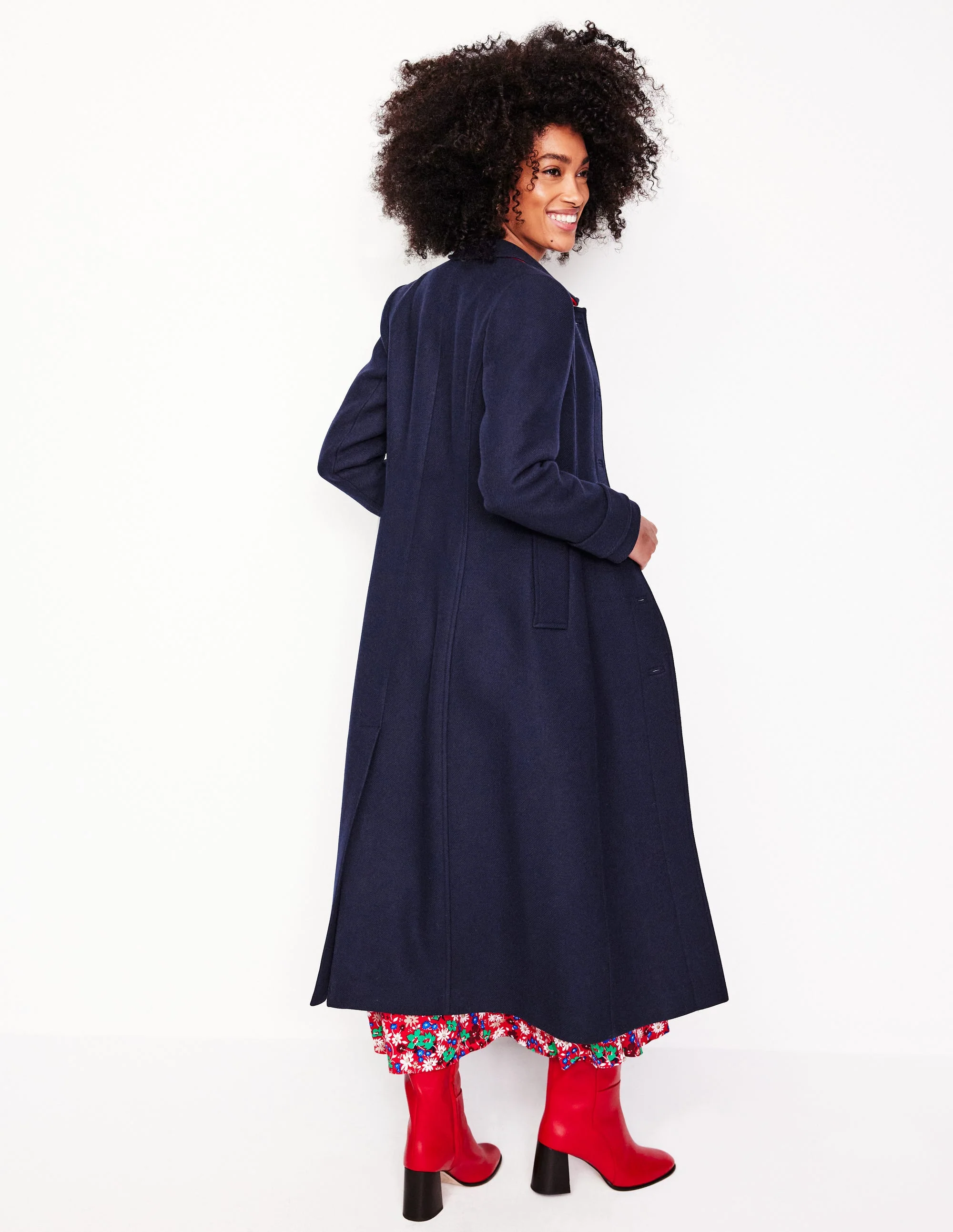 Durham Midi Coat-Navy - Image 3