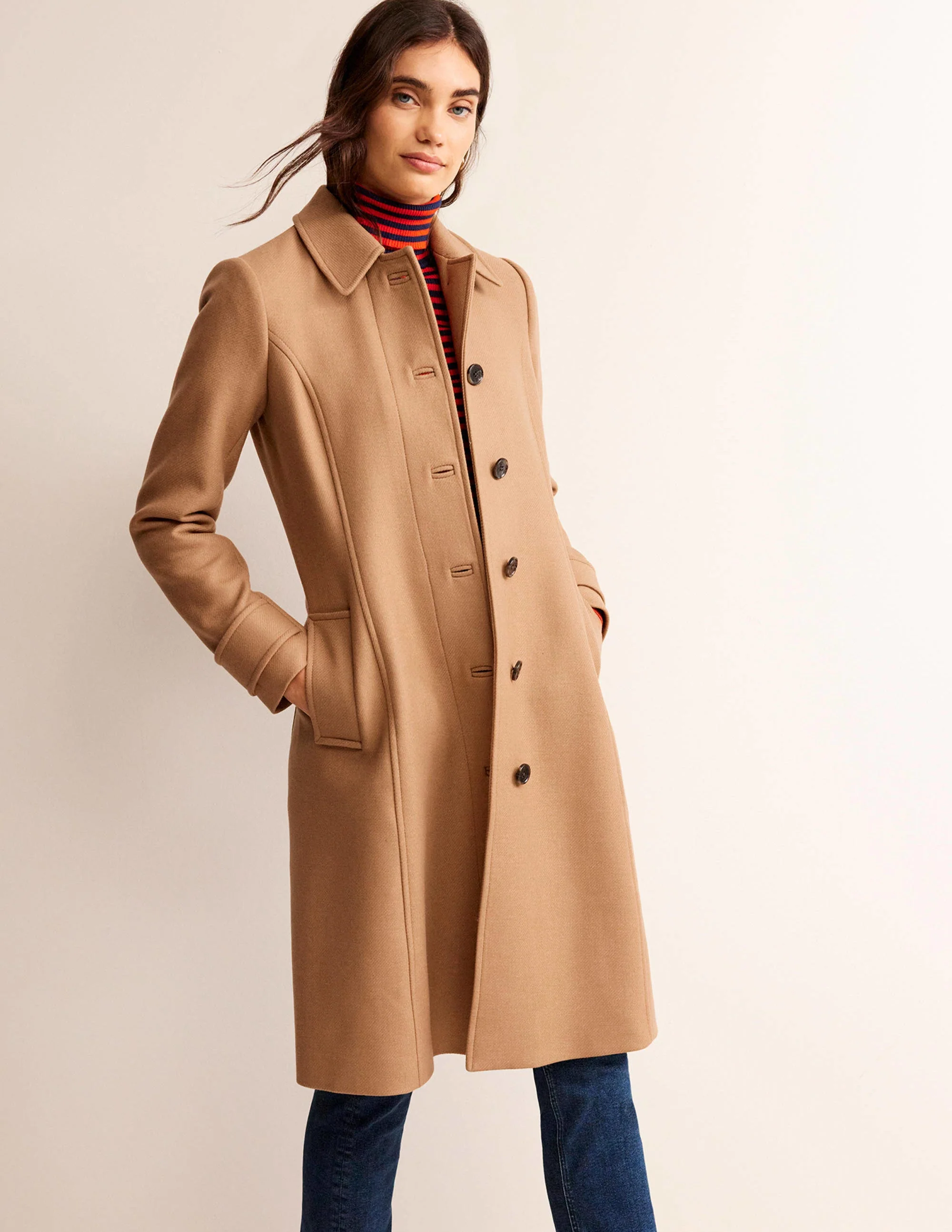 Durham Wool Blend Coat-Camel - Image 4
