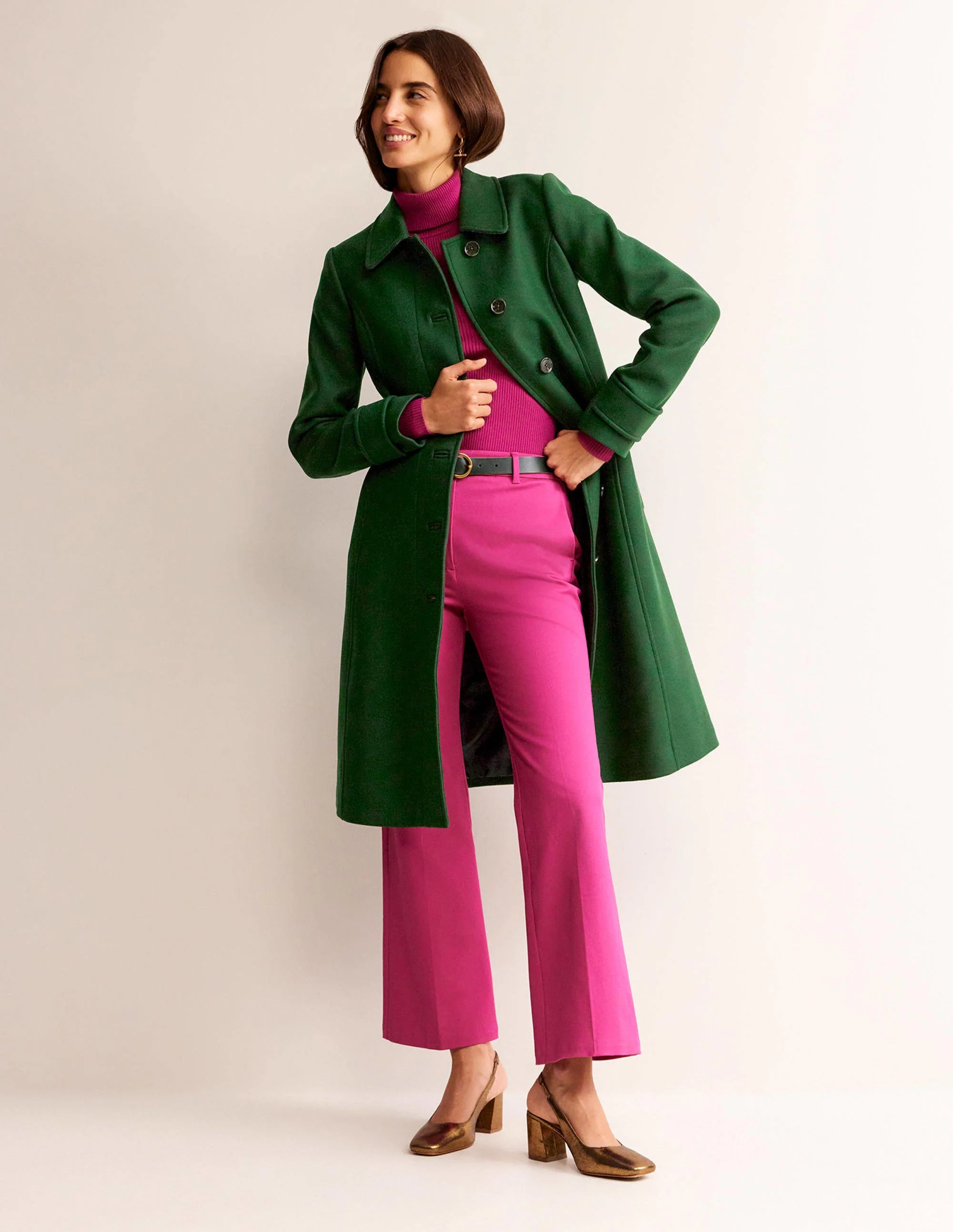 Durham Wool Blend Coat-Chatsworth Green - Image 4