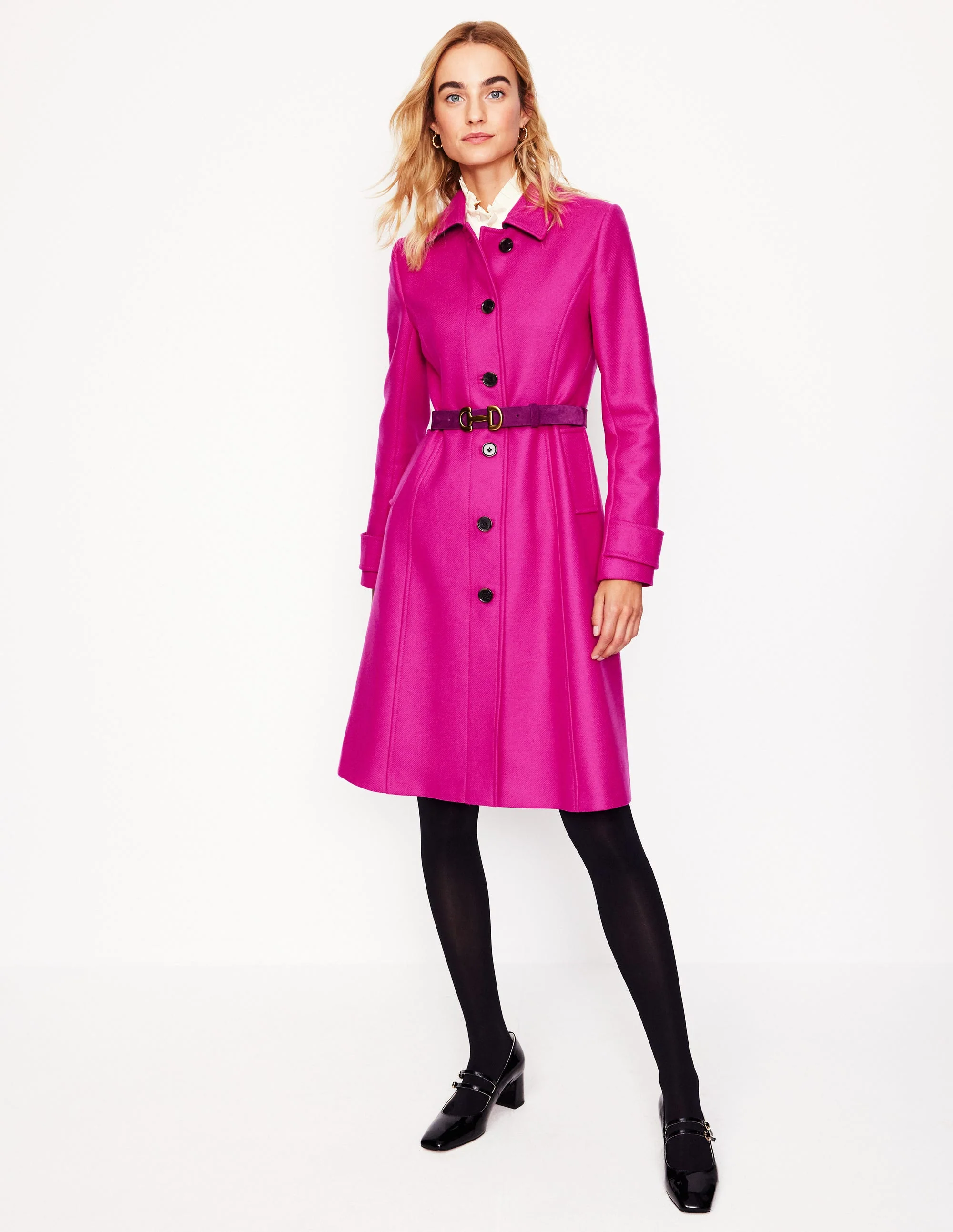 Durham Wool Blend Coat-Cherry Jam - Image 5