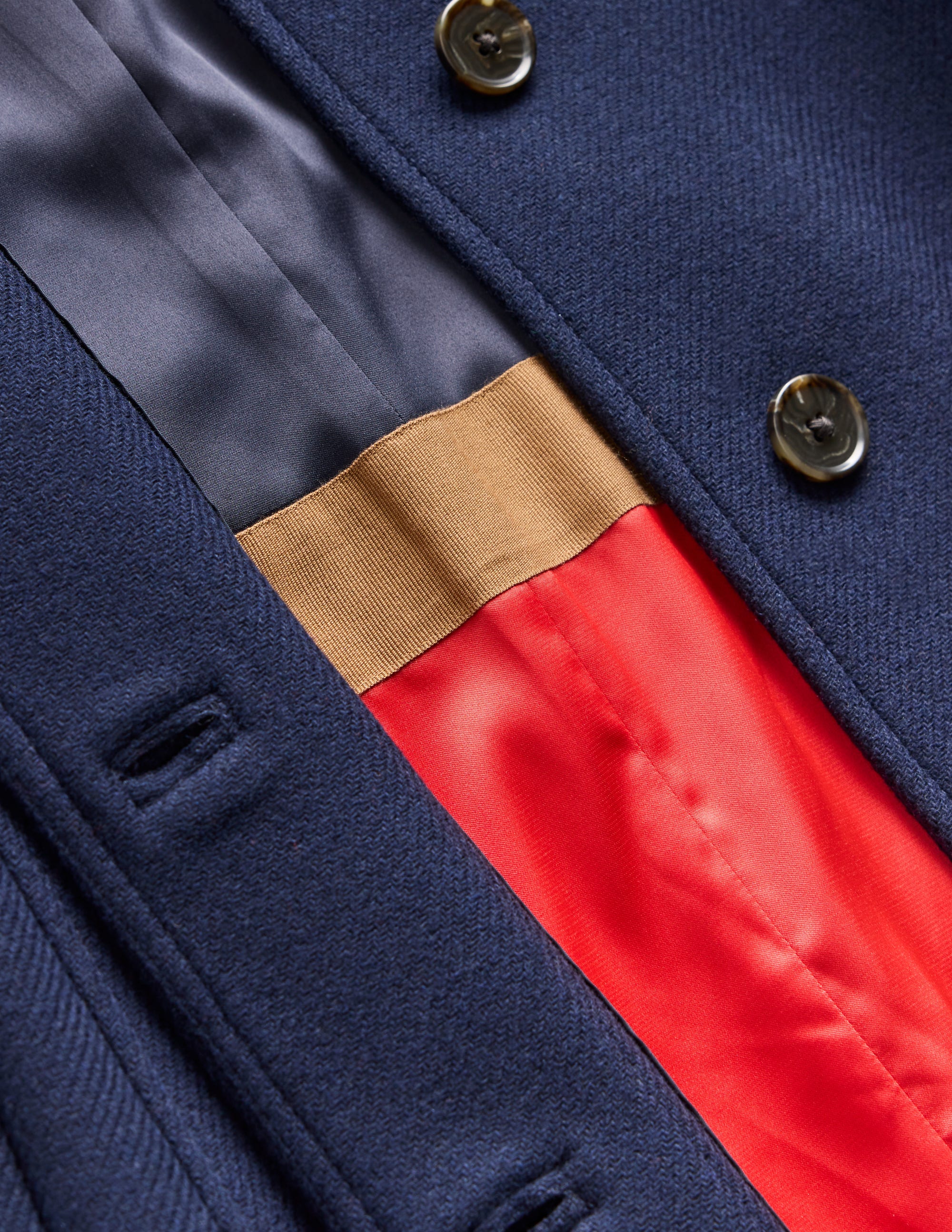 Durham Wool Blend Coat-Navy - Image 9